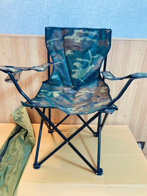 Foldable Heavy Duty Camping Chair with Cup Holder