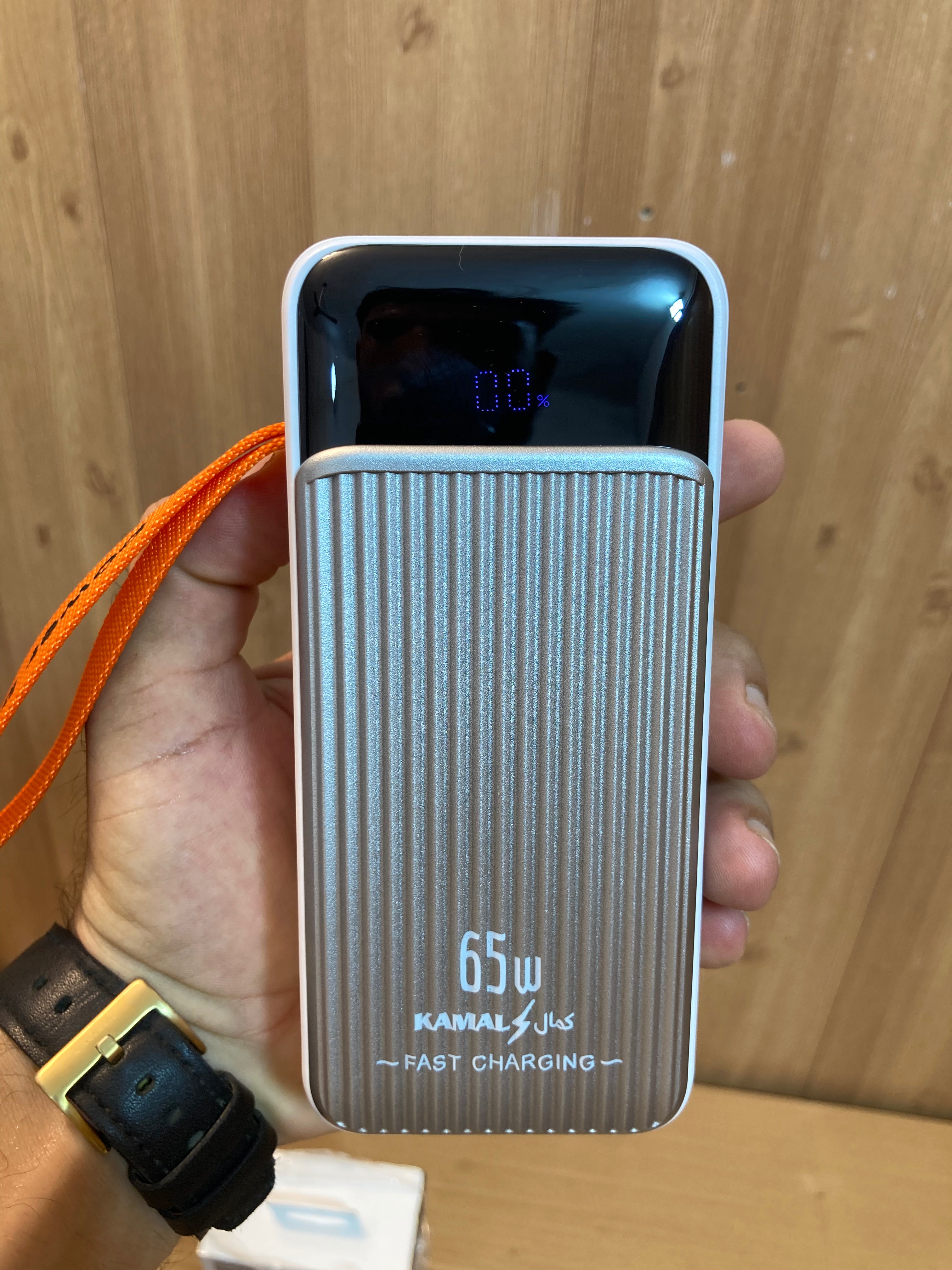 Kamal 65W Super Fast 2Built-in Cables Charging Power Bank 30,000mAh KPB034