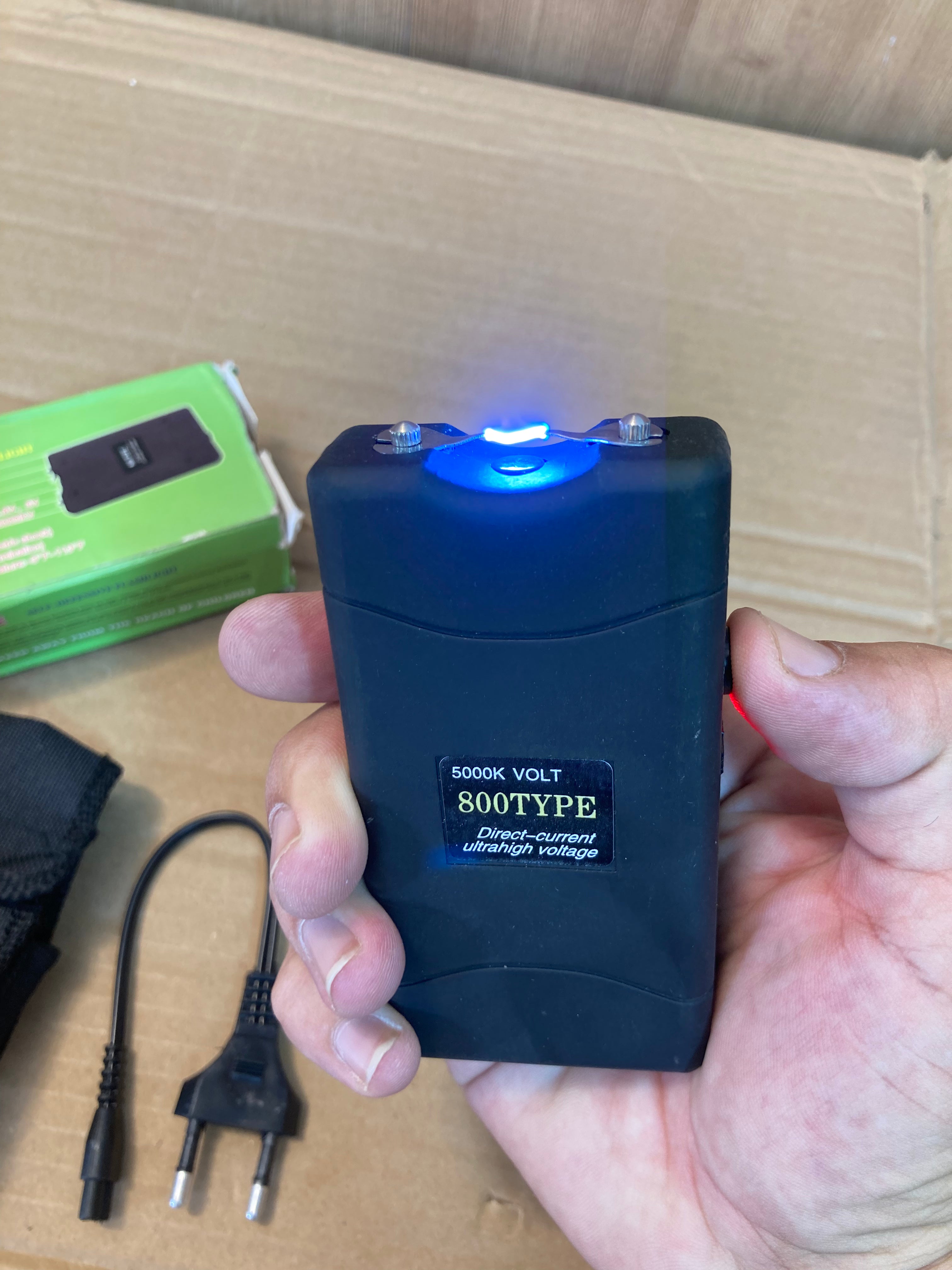 Self Defensive Stun Gun Taser with Flashlight 800 Type – 5000k Volt