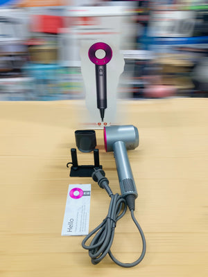 MDHL High-Speed Leafless Hair Dryer 1450W Powerful Digital Motor Hair Dryer with 4 Heat & 3 Cold Air Settings G5-1