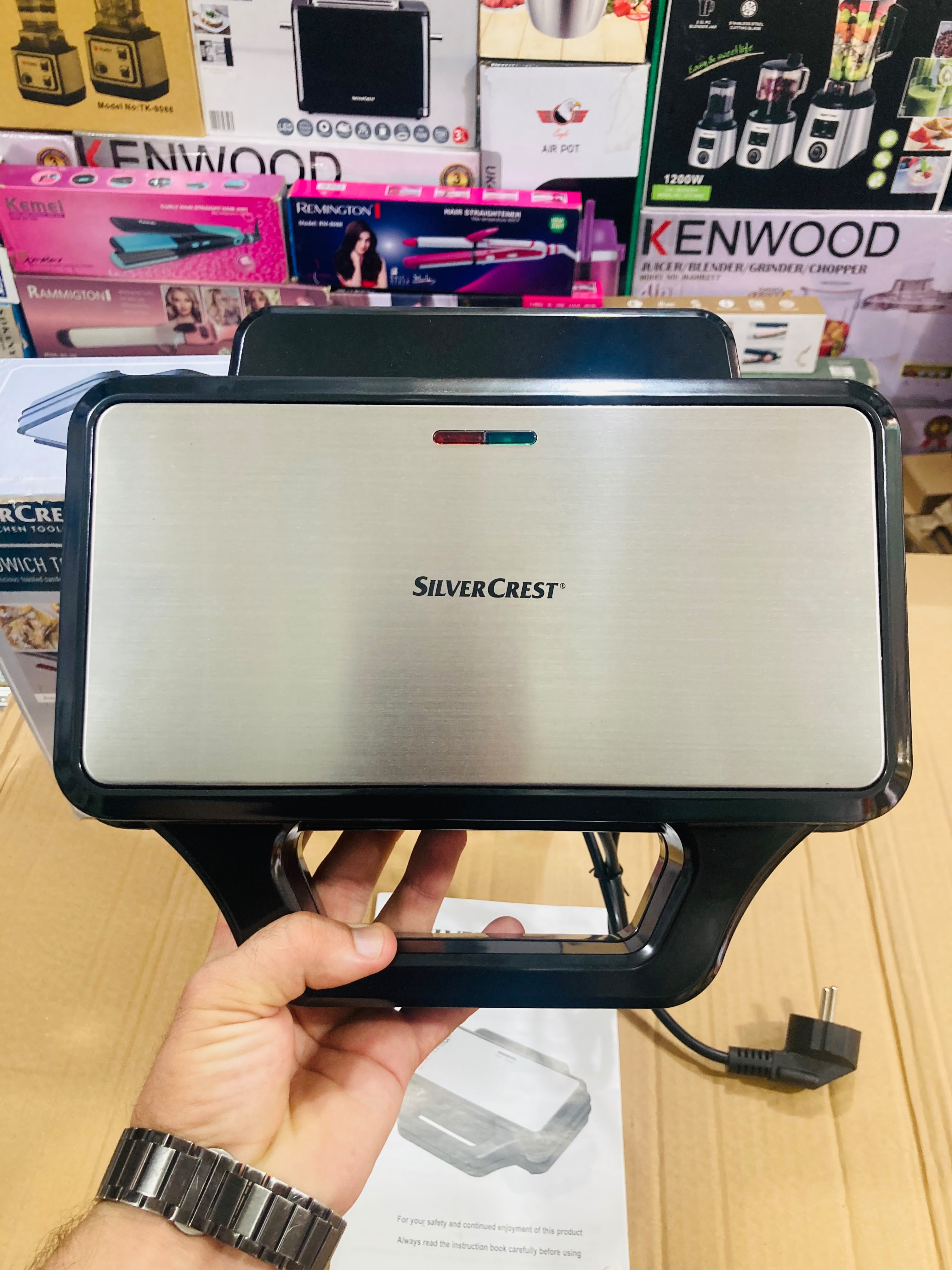 Silver Crest 900W Grill Maker - Grill Pan