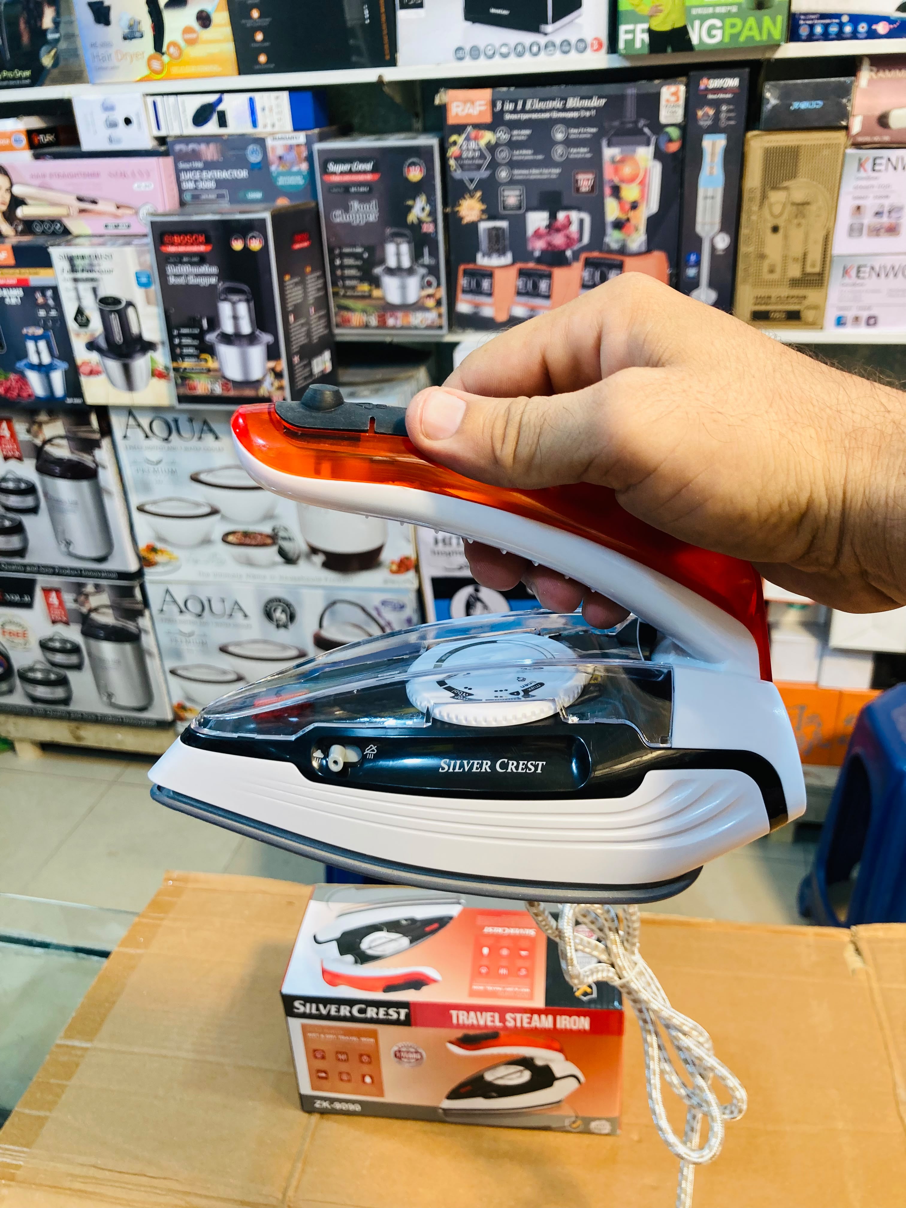 SilverCrest 1100W Portable Travel Steam Iron ZK-9090
