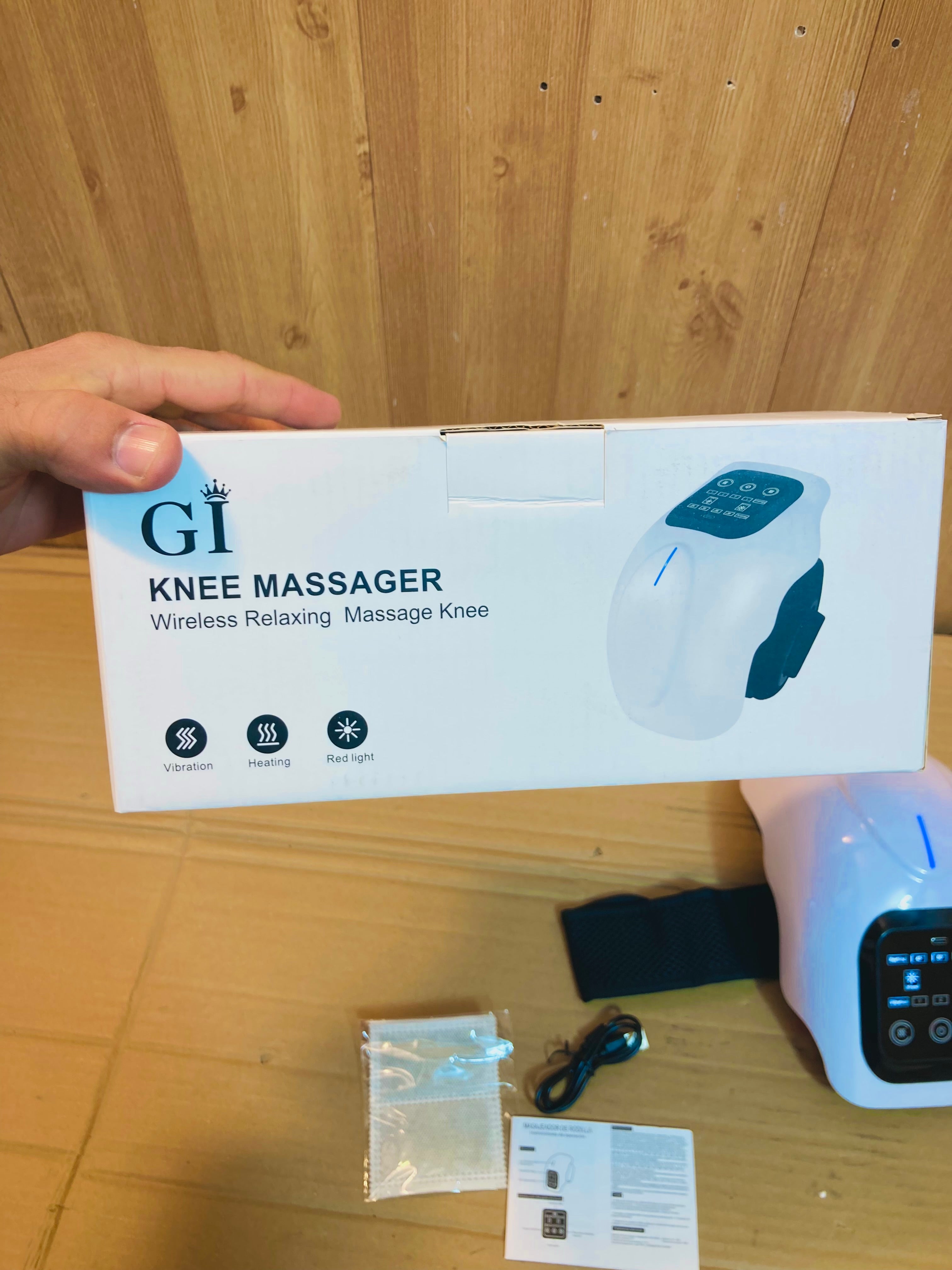 GI Wireless Relaxing Rechargeable Knee Massager
