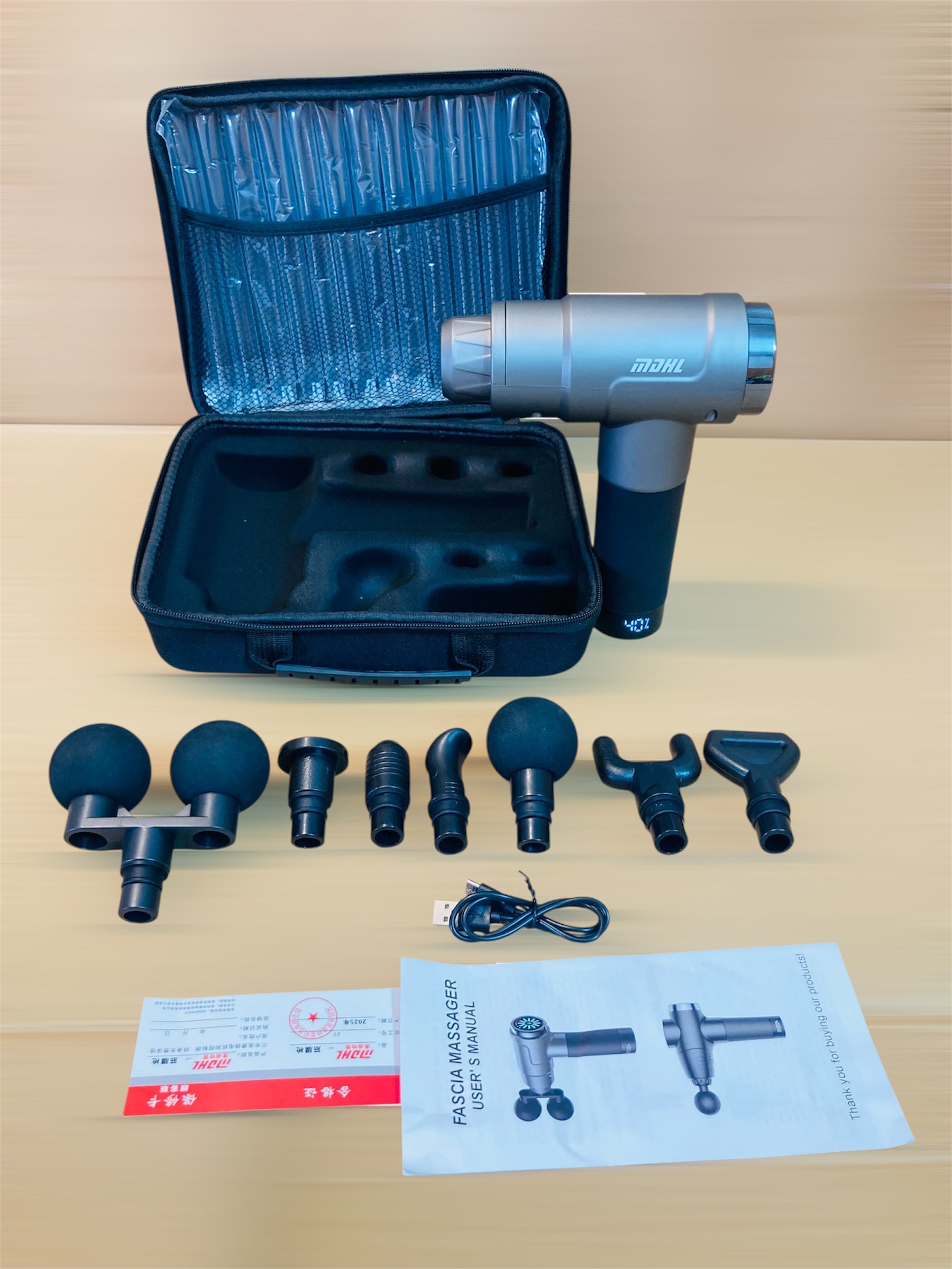 MDHL 8in1 Digital Powerful Massage Gun