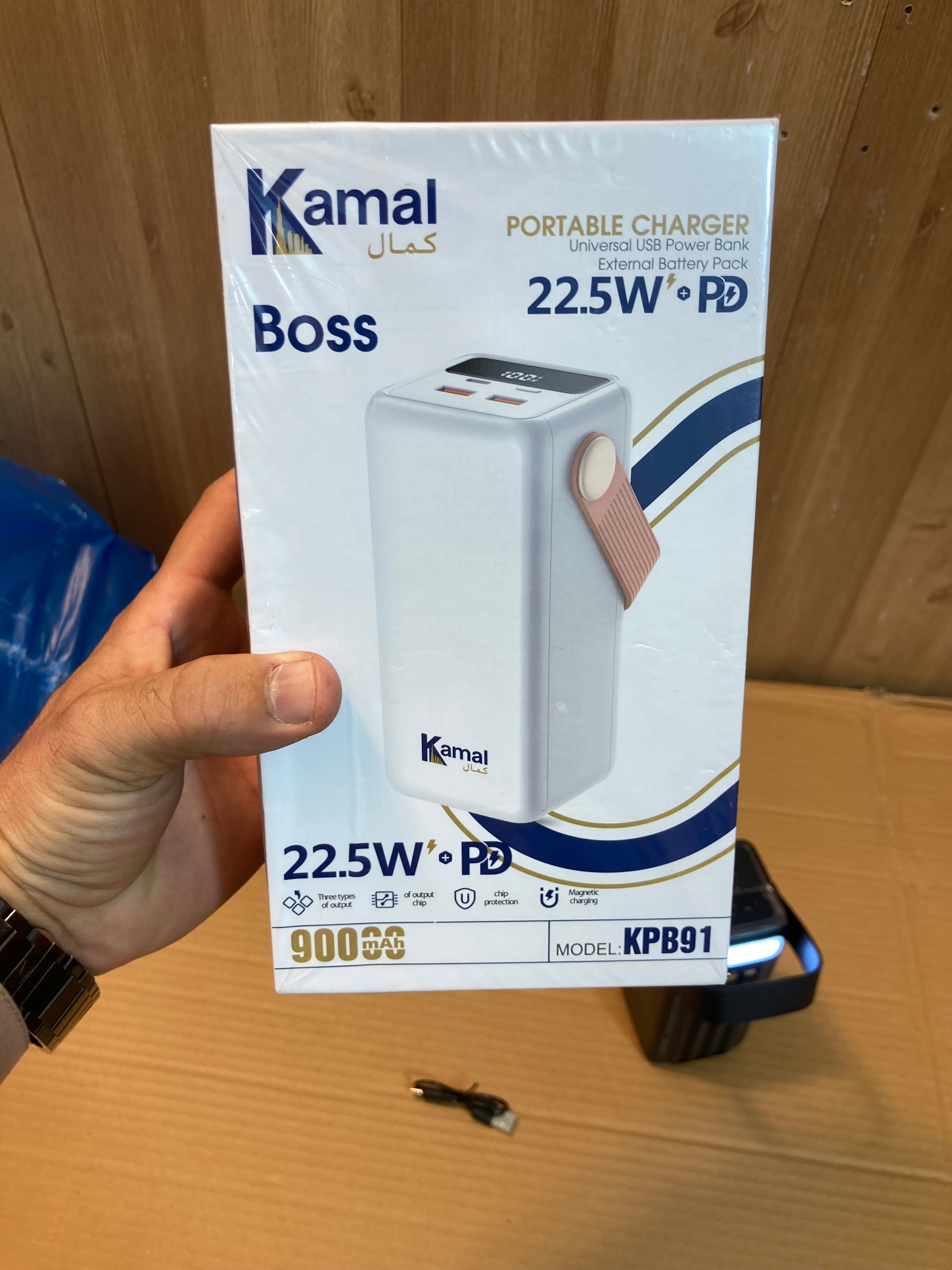 Kamal 22.5W PD Fast Charging 90000mAh Power Bank KPB91