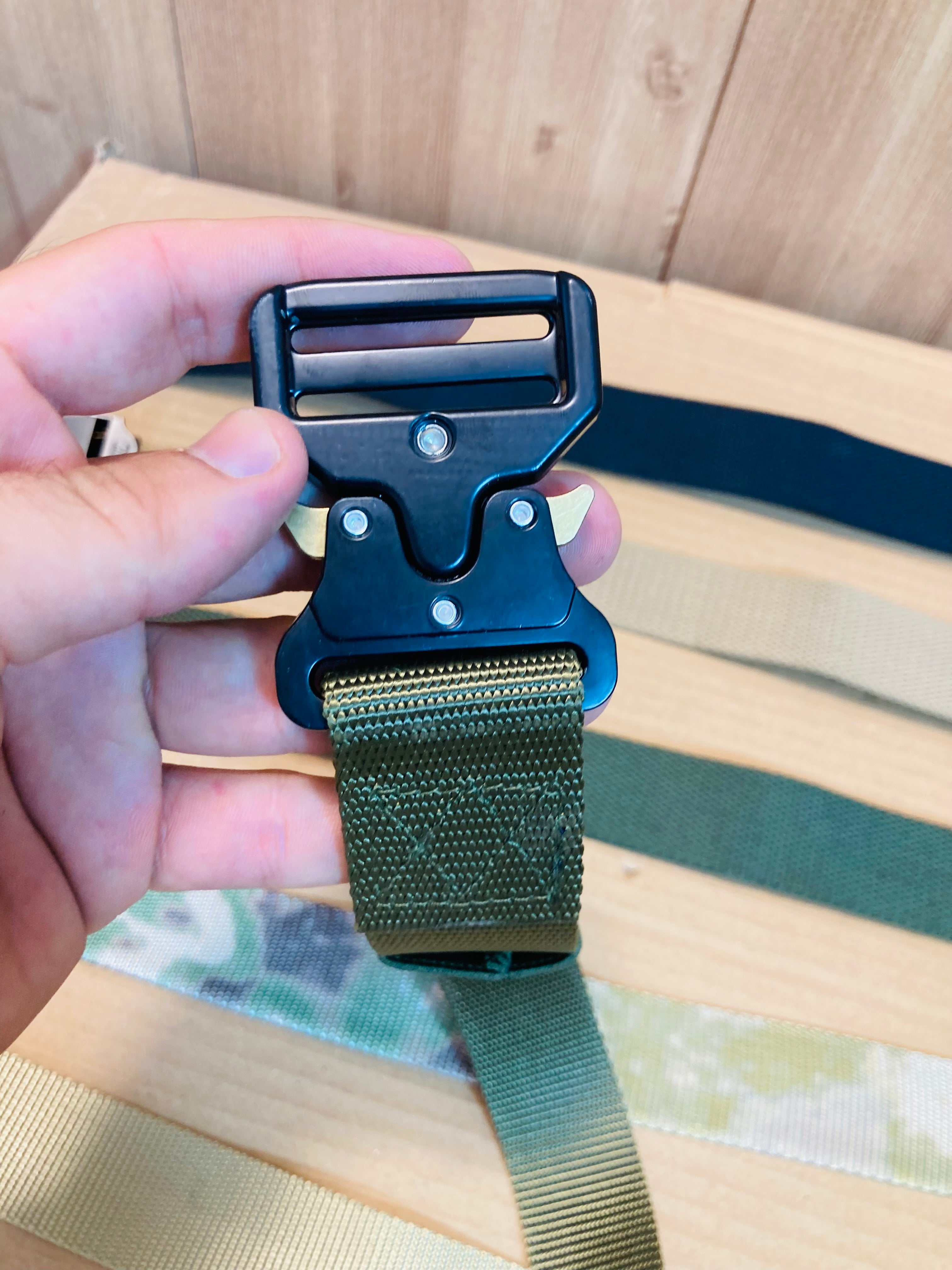Quick Release Tactical Series Nylon Belt with Metal Quick Locking Buckle