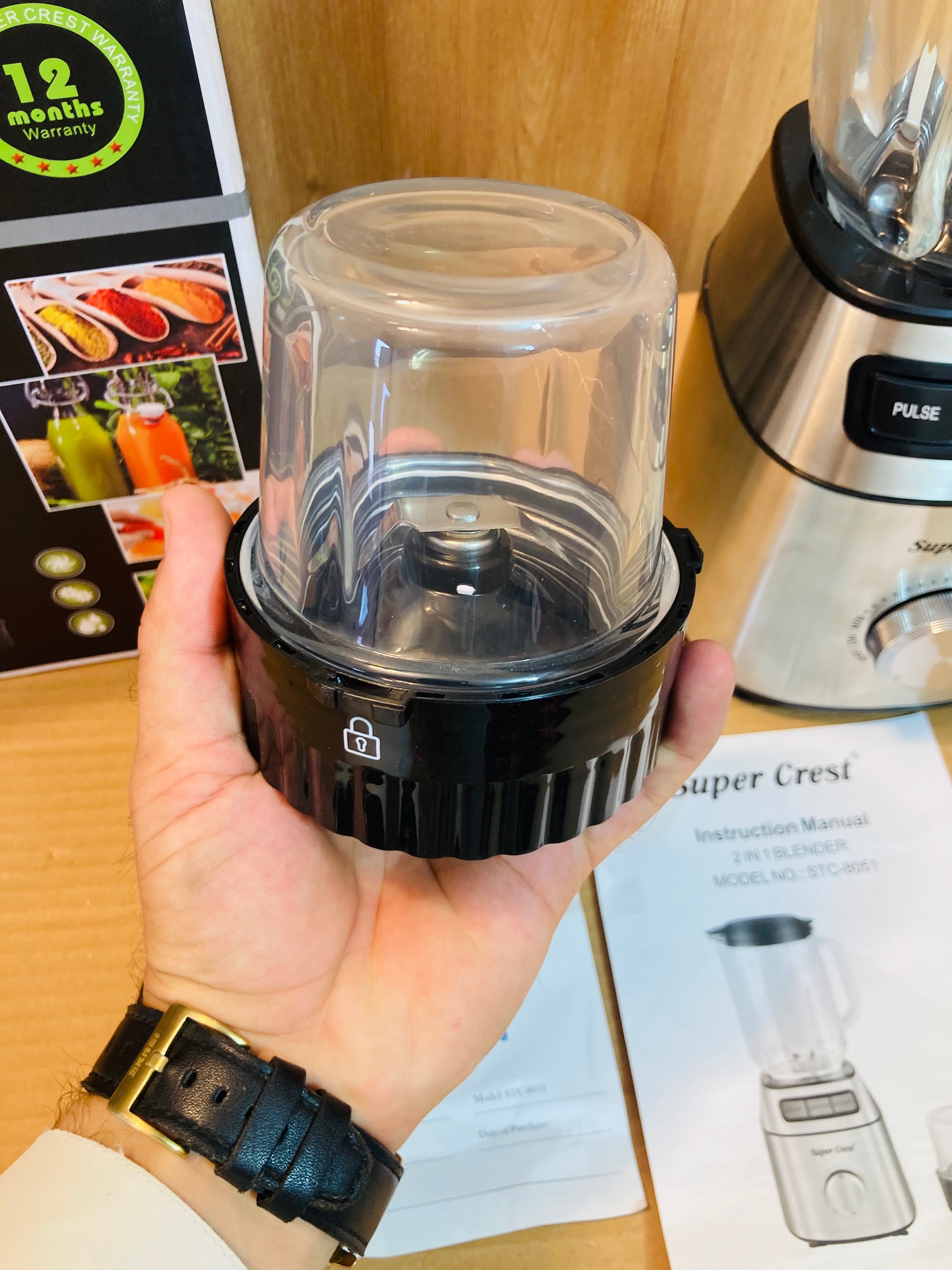 Super Crest Germany 2in1 Blender 600W SCT-8051