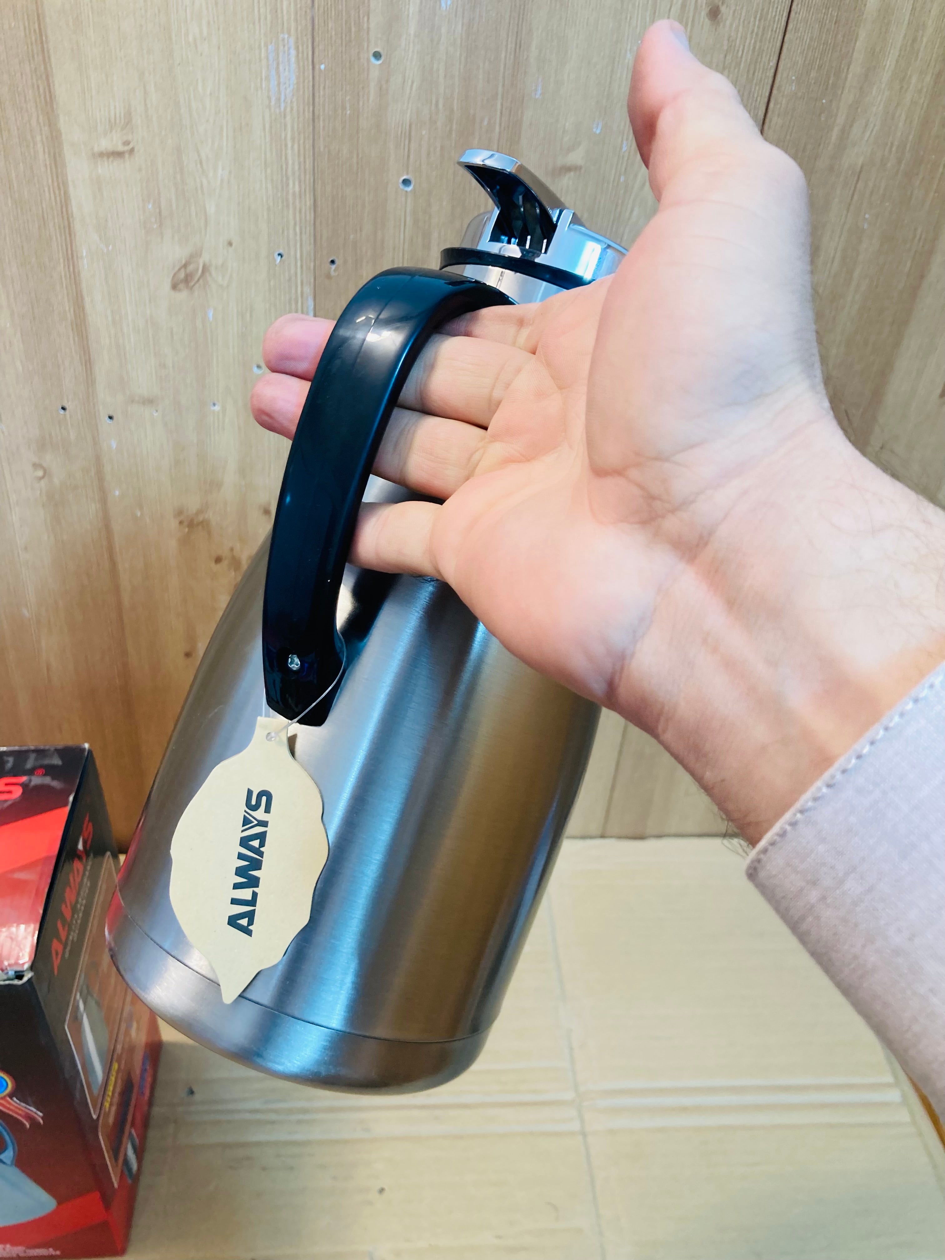 Always Stainless Steel Vacuum Jug/Thermos 2L