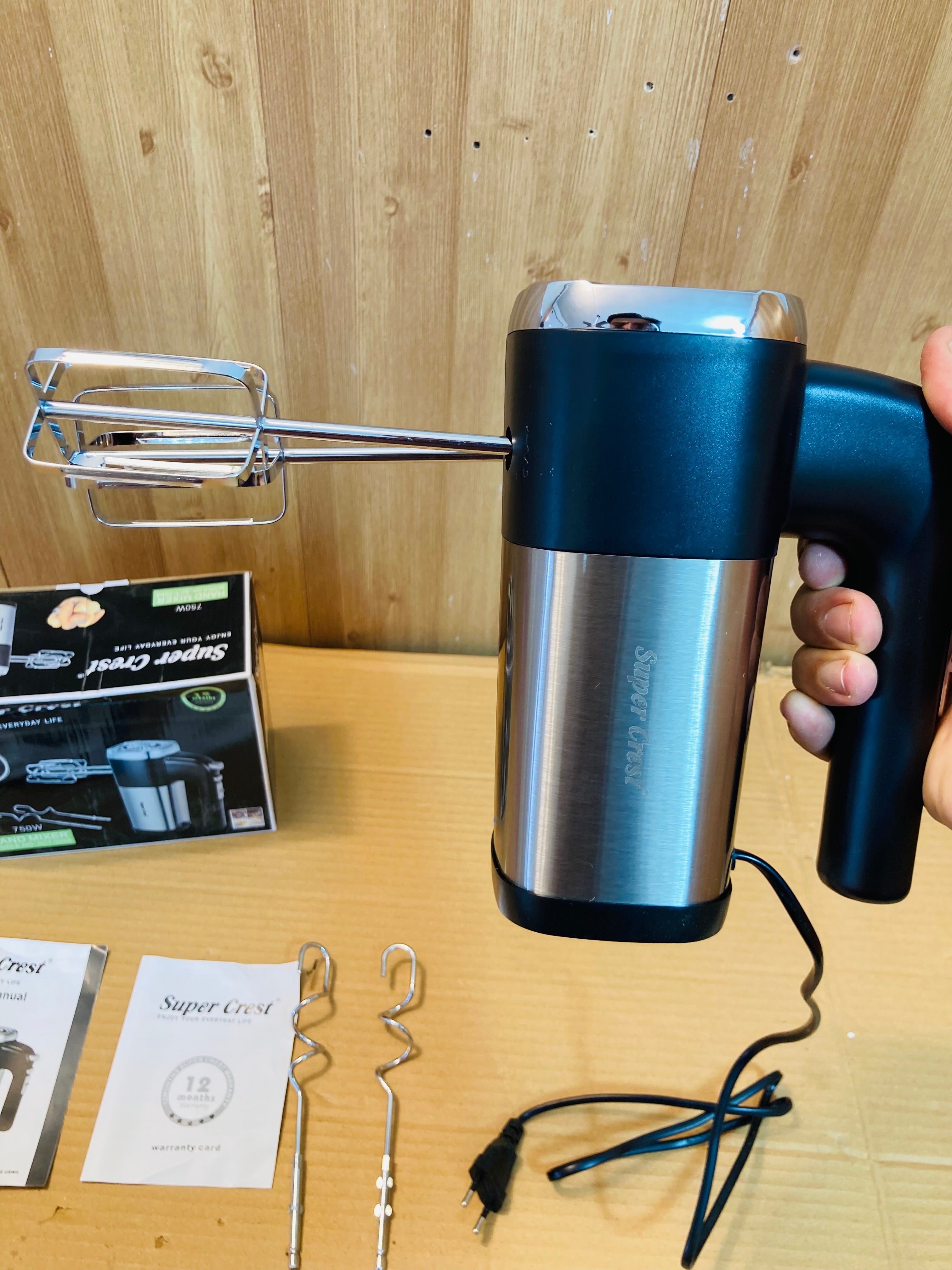 Super Crest Germany 750W Updated Model Powerful Hand Mixer SCT-5008
