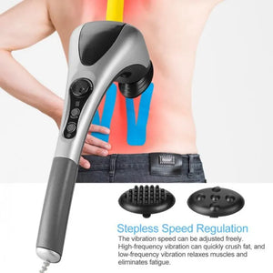 BlueIdea Full Body Handheld Powerful Double Head Massager
