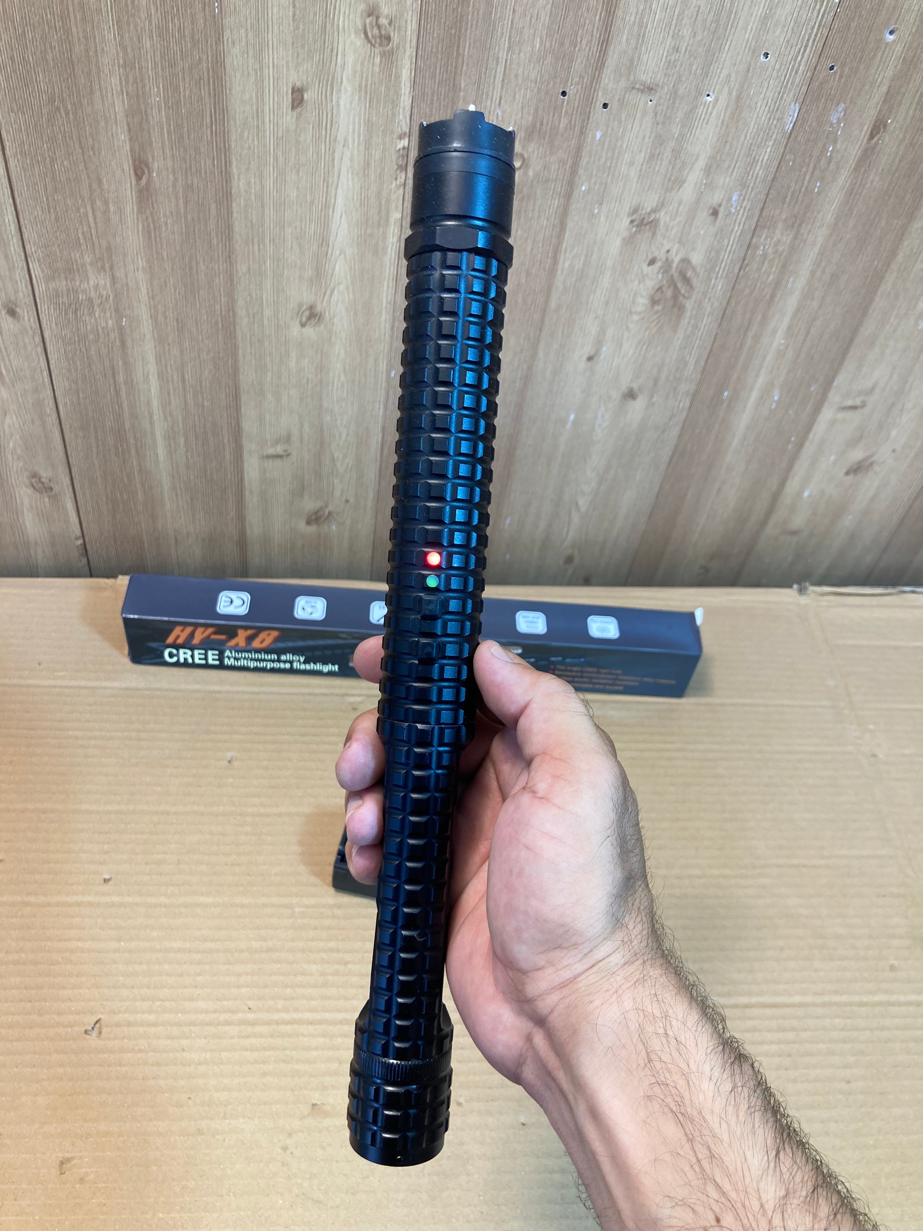 Self Defence 2in1 Flashlight & Stun Gun Baton - Taser HY-X8