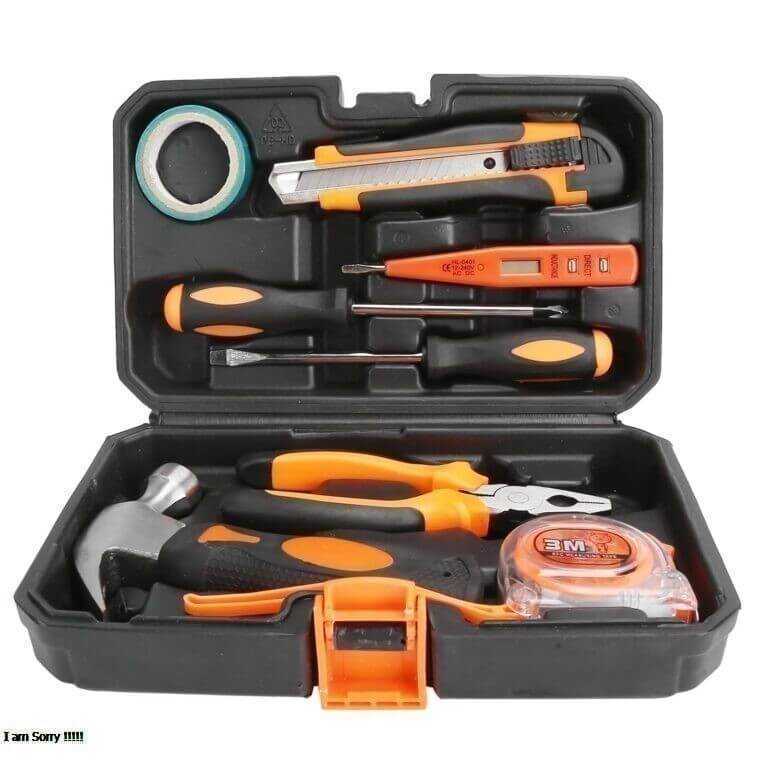 Essential 12-Piece Hardware Tool Set: Compact and Versatile