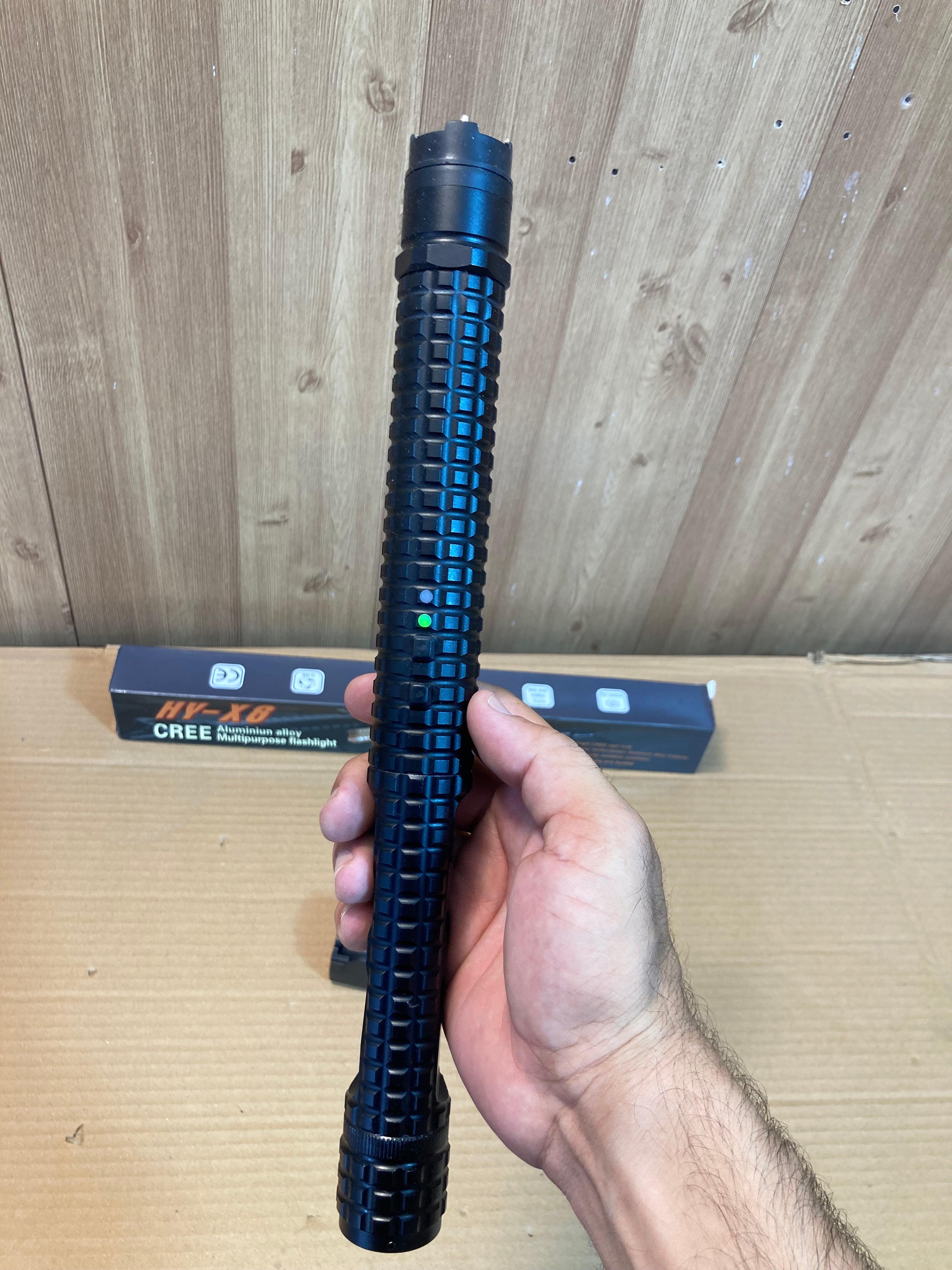 Self Defence 2in1 Flashlight & Stun Gun Baton - Taser HY-X8
