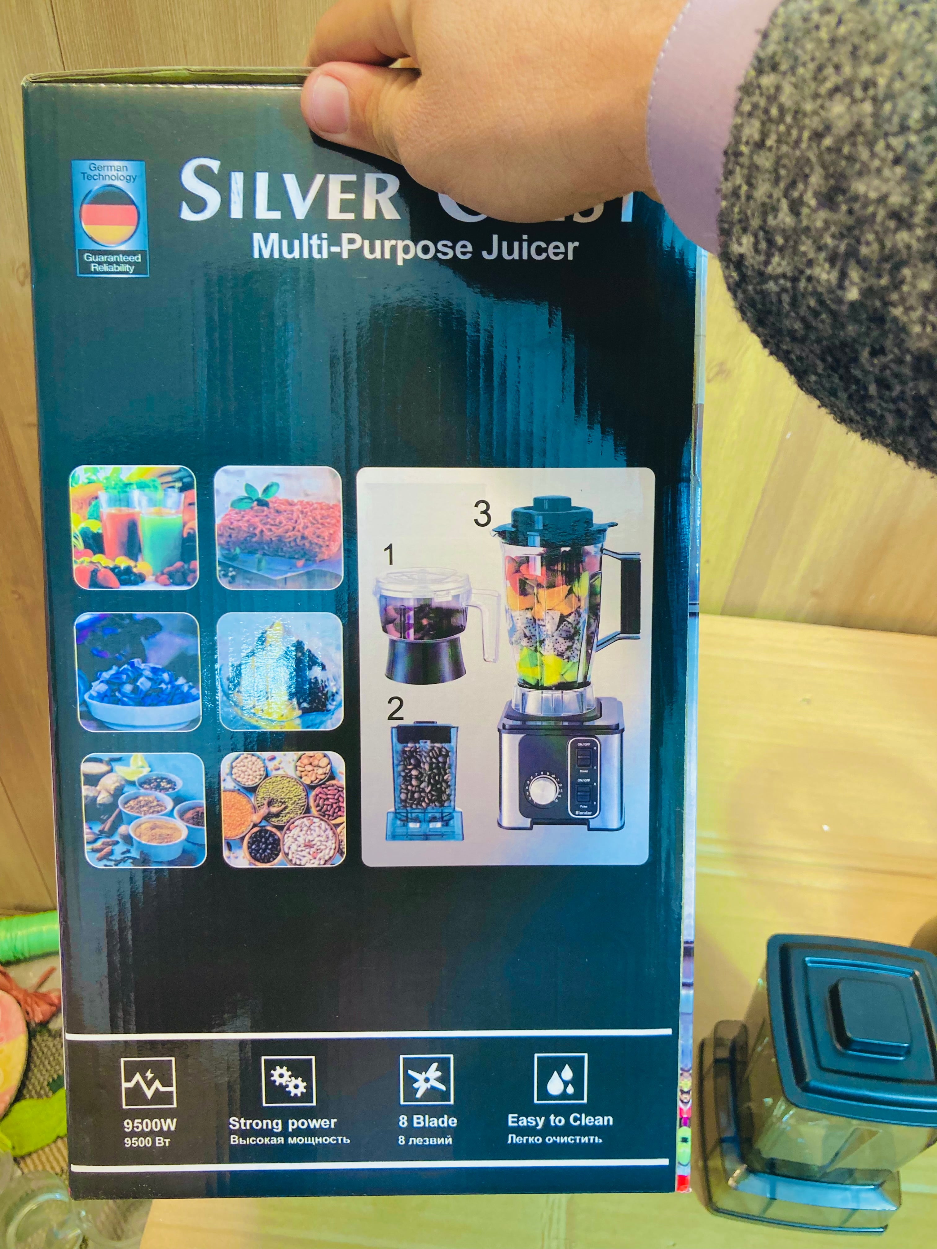 Silver Crest Germany 3L Multi-Purpos 3in1 Commercial Blender SC-5542