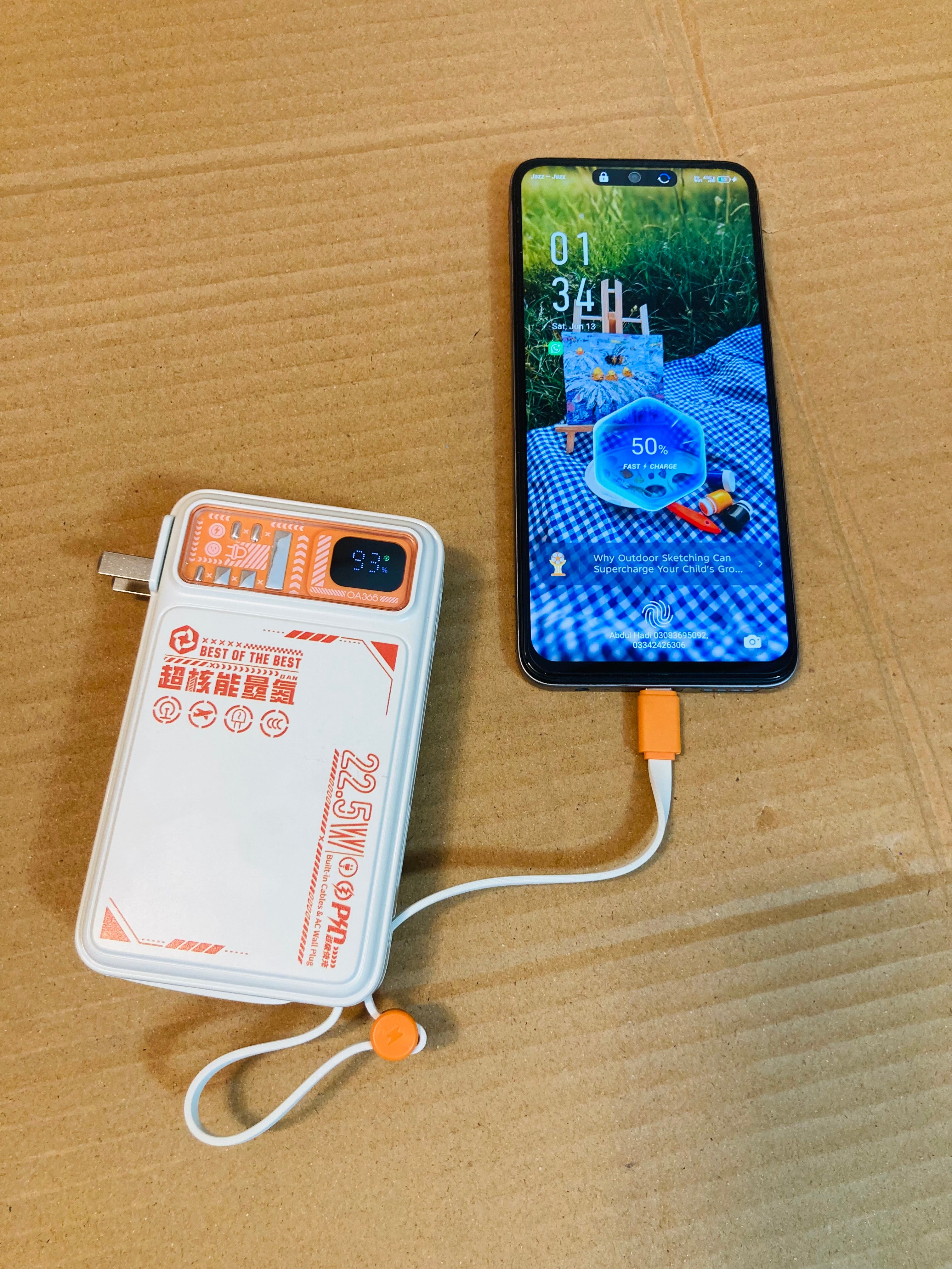 Lot Imported 2in1 20000mAh 22.5W Charger & Power Bank