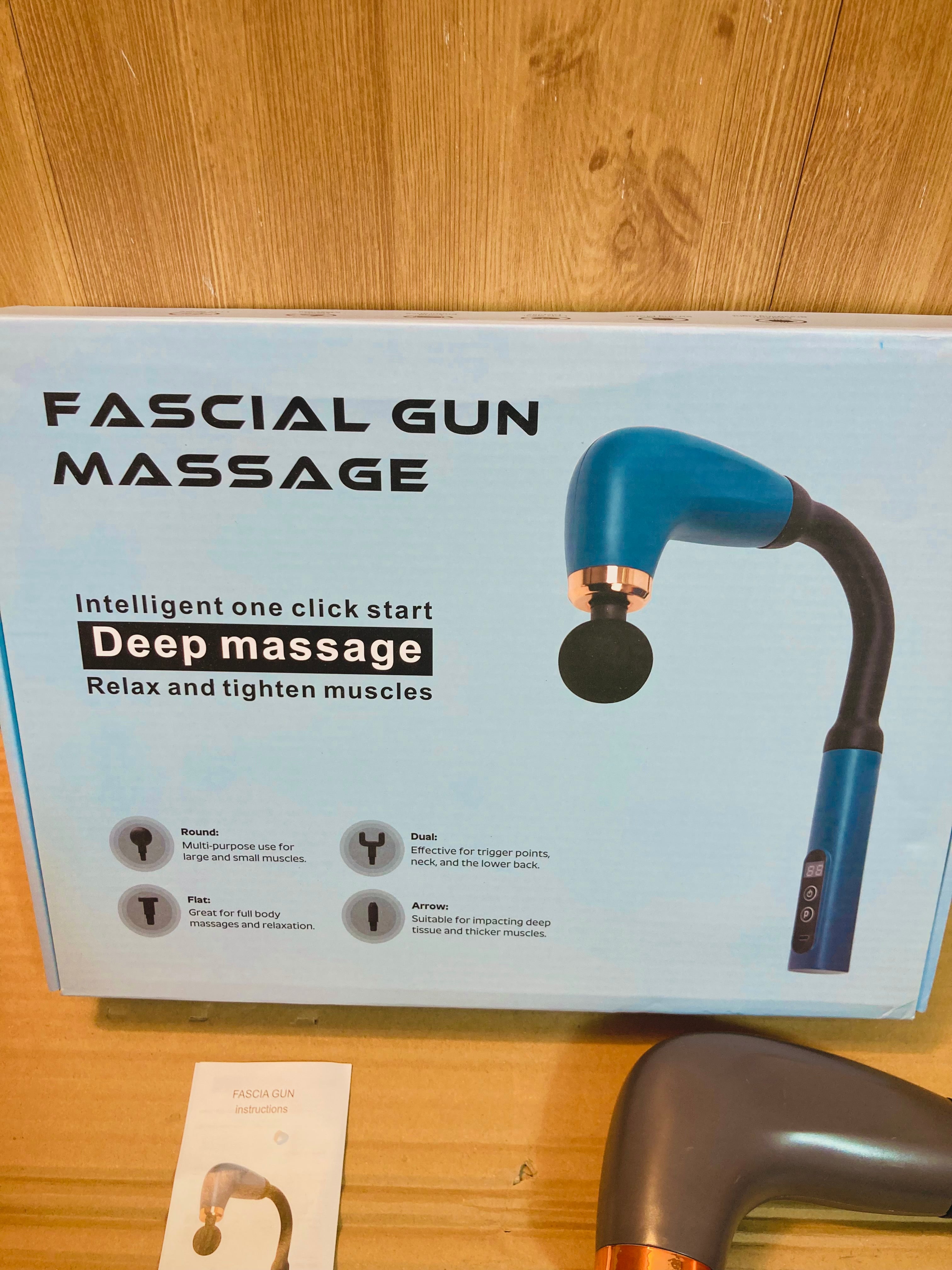 U-Shaped Handheld Fascial Deep Gun Massager