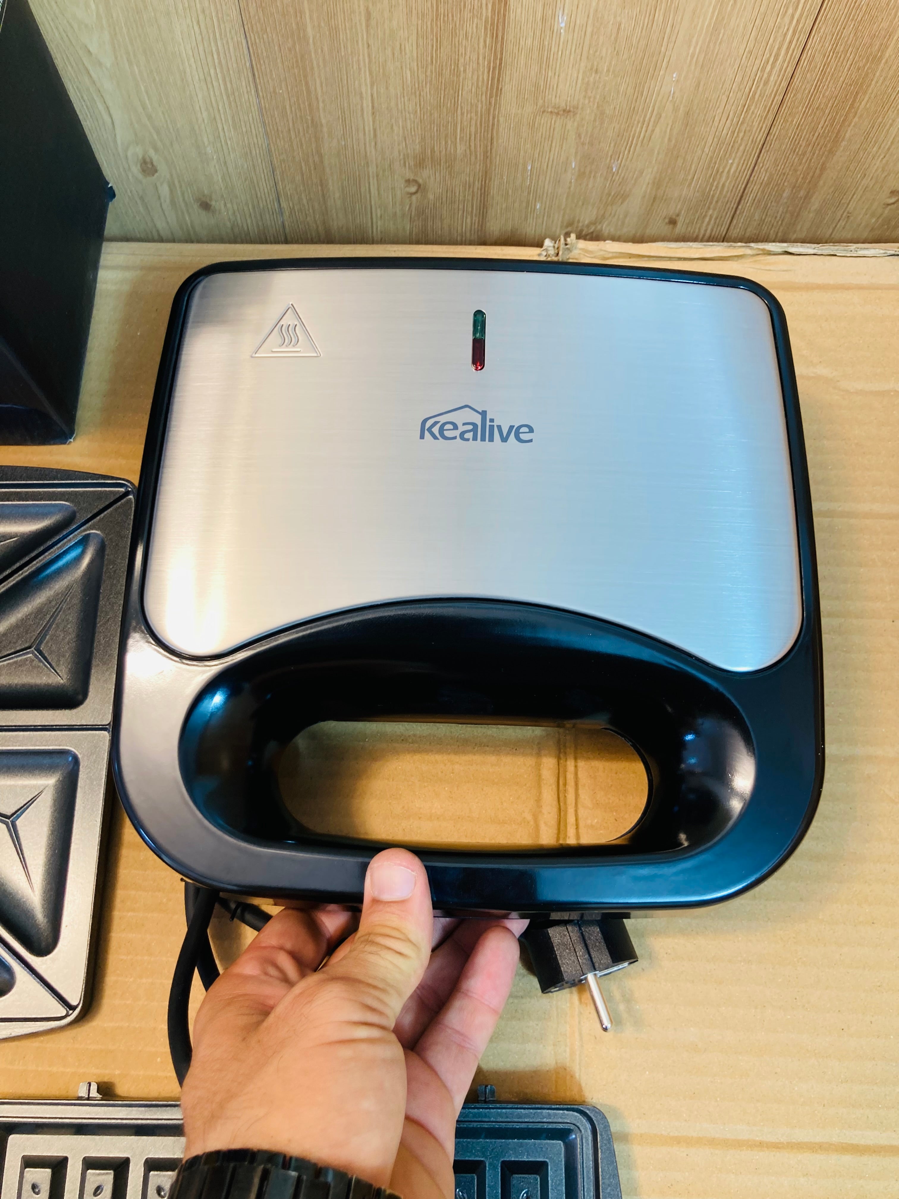 Kealive 3in1 Sandwich & Grill Maker 800W - ST68A
