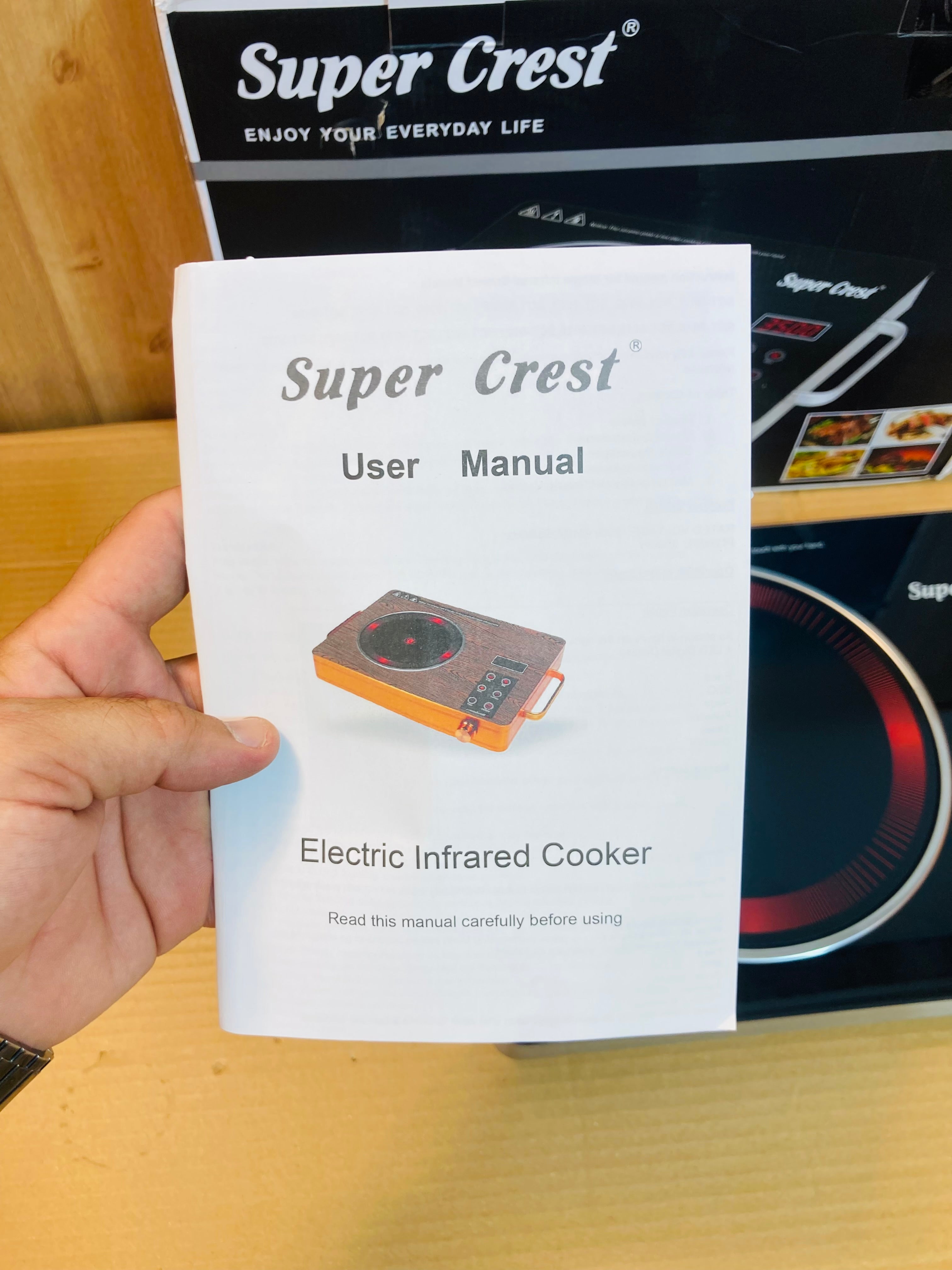 Super Crest Germany 3500W Electric Stove - Hotplate - Infrared Cooker SCT-9030B