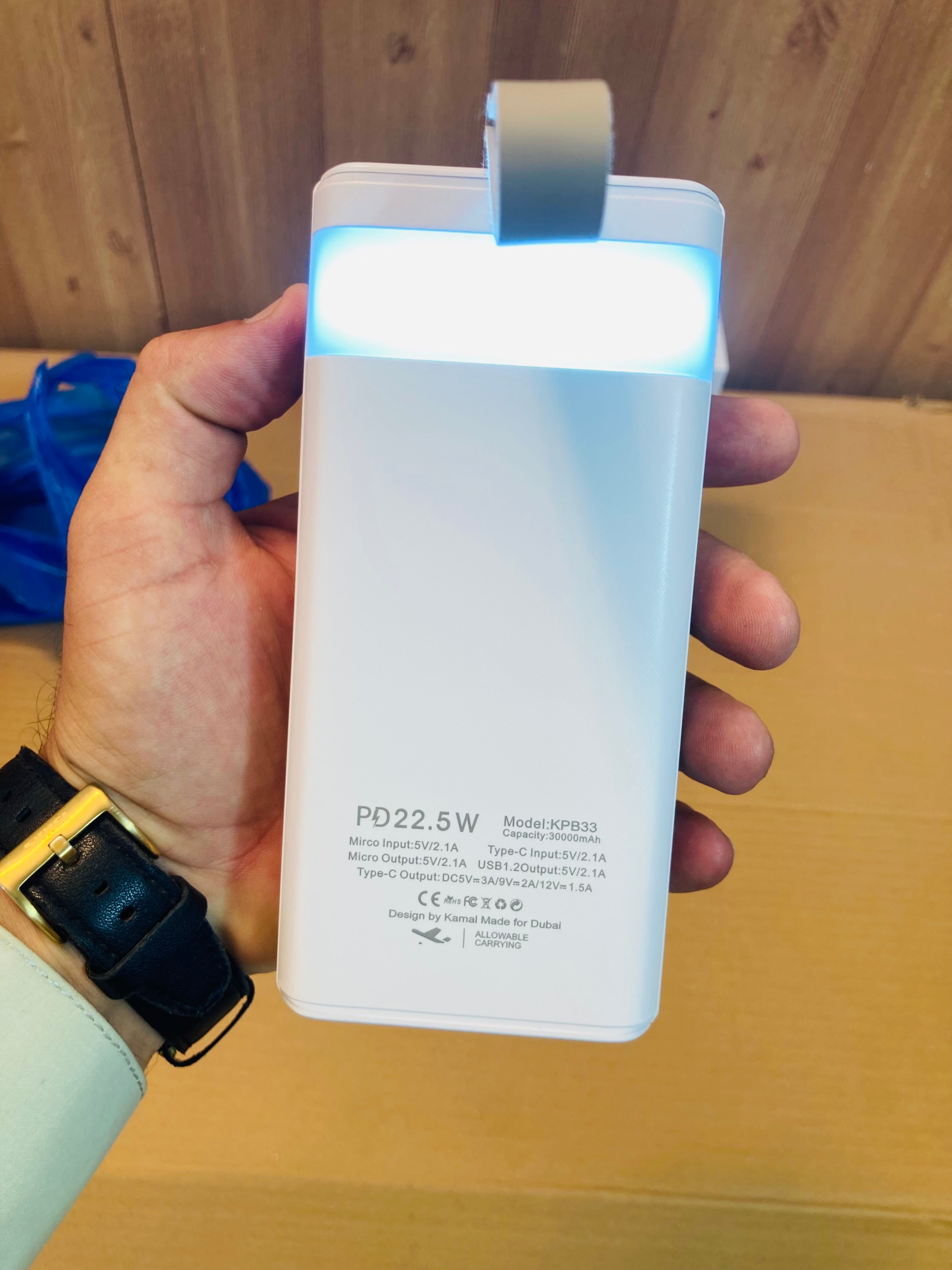 Kamal 22.5W Fast Charging 30000mAh Power Bank KPB33