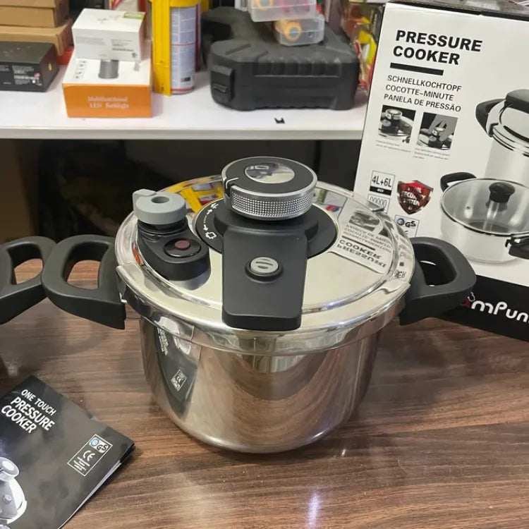 SteamPunk 3-in-1 Pressure Cooker 4L+6L+Steamer