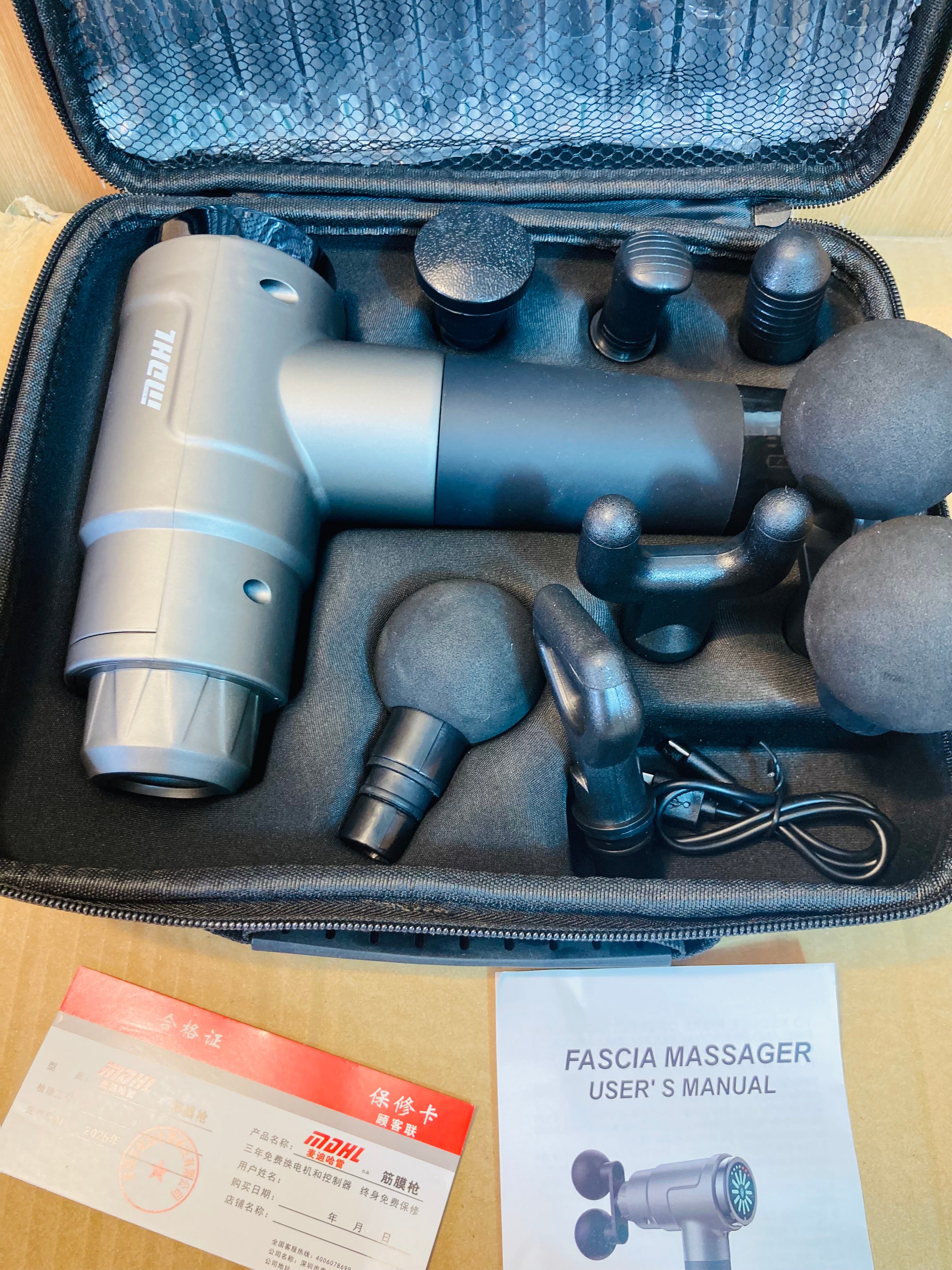 MDHL 8in1 Digital Powerful Massage Gun