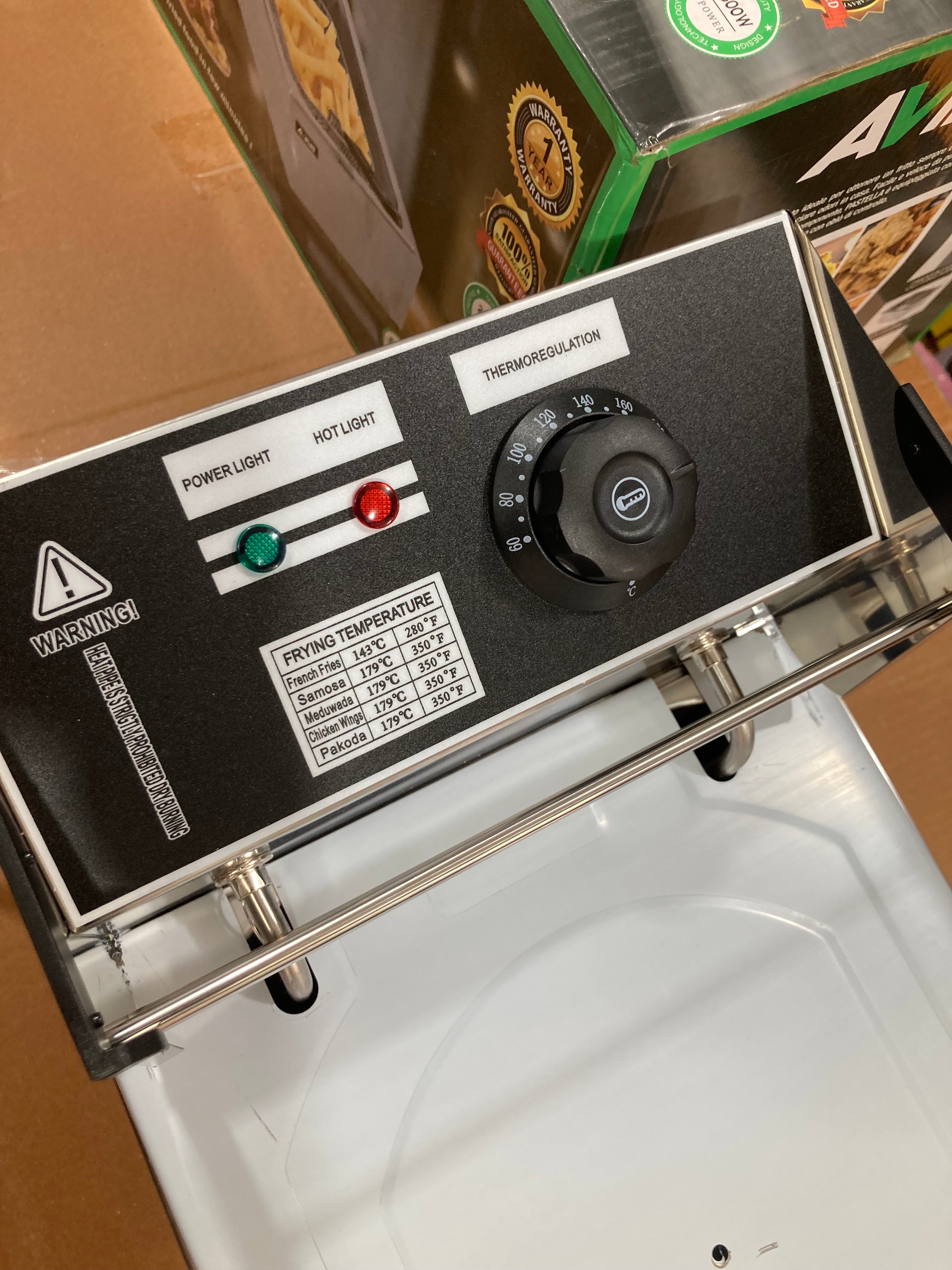 Avinas 6.8L Electric Deep Fryer
