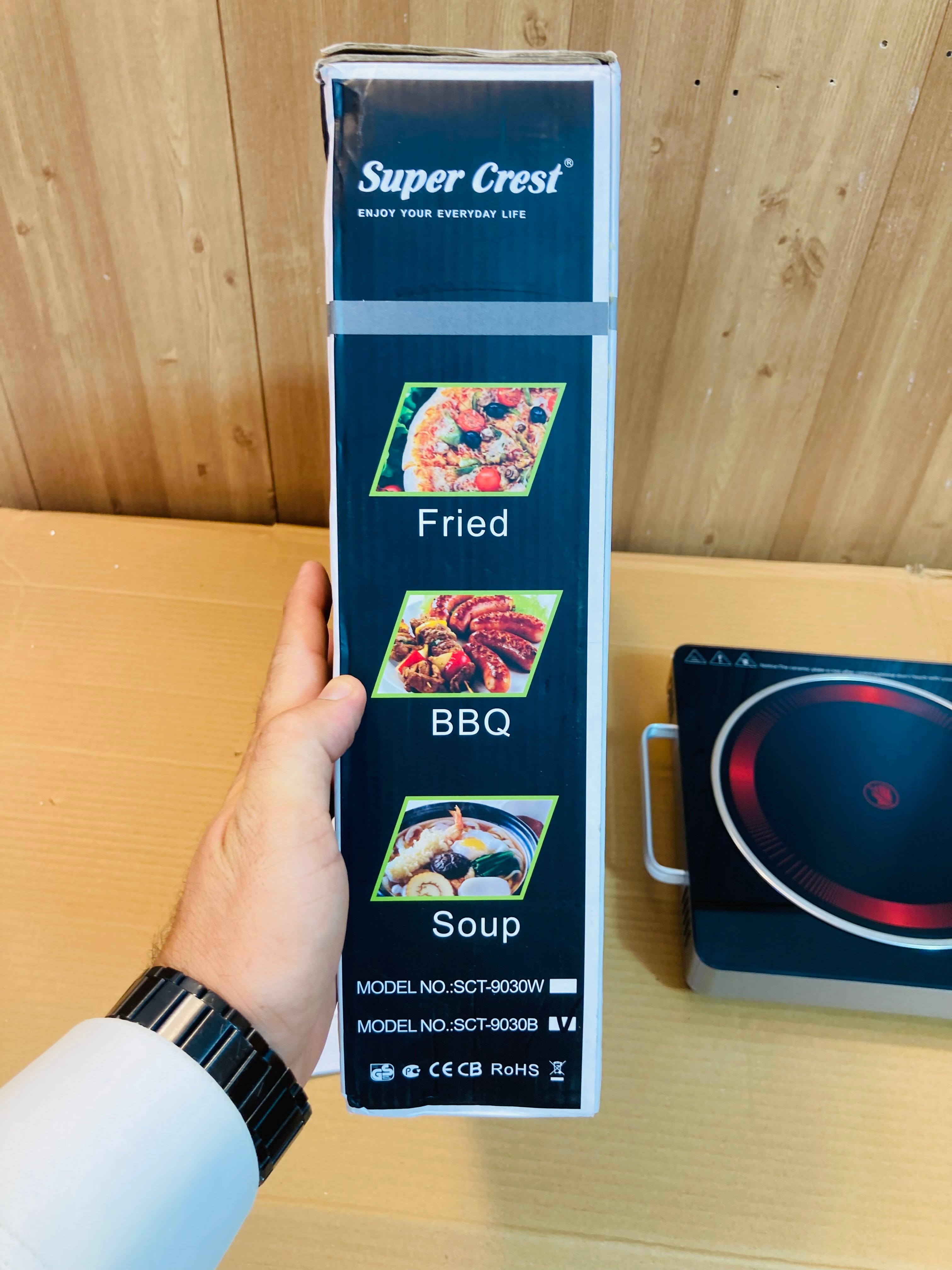 Super Crest Germany 3500W Electric Stove - Hotplate - Infrared Cooker SCT-9030B