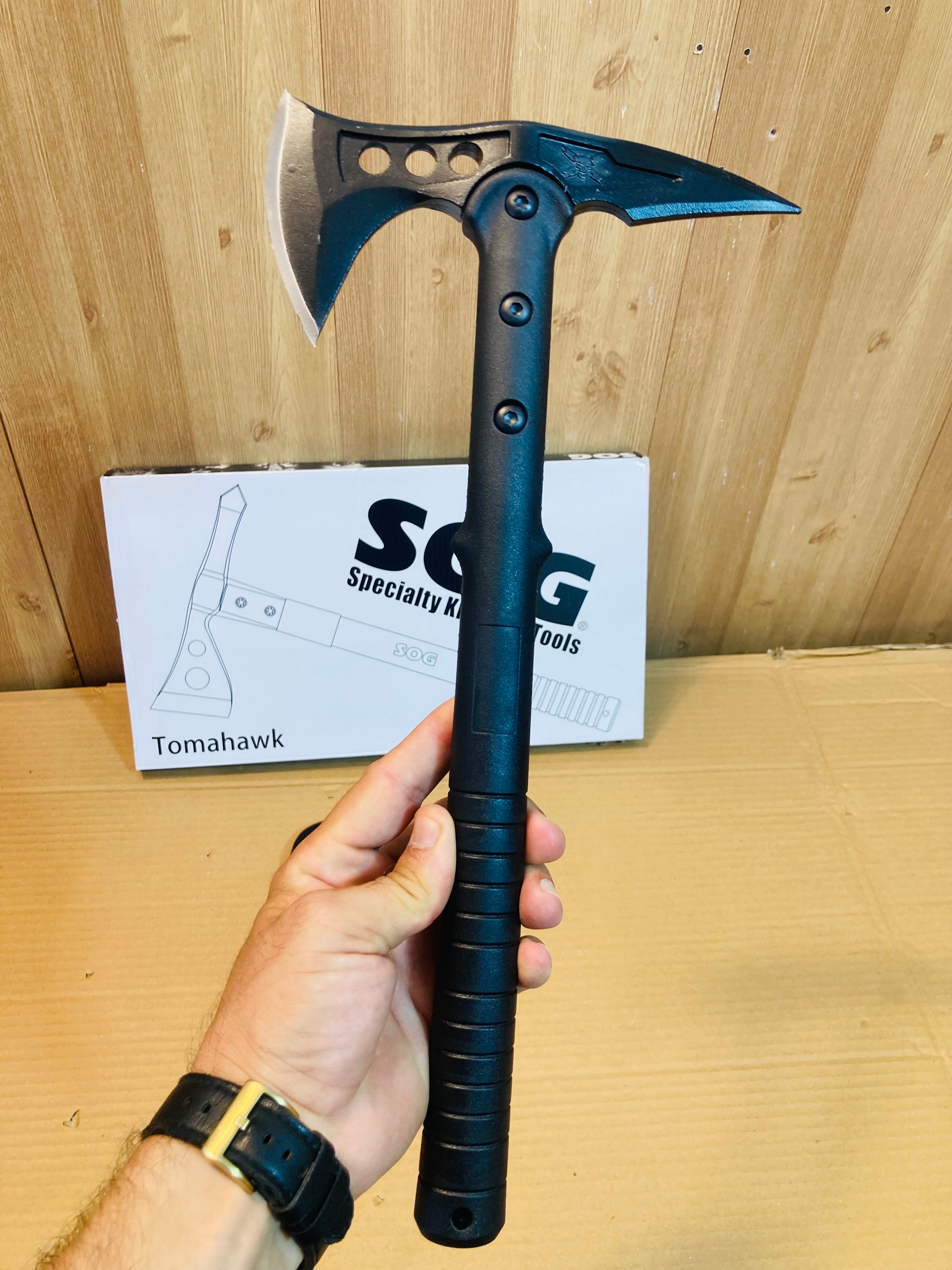 SOG Stainless Steel Tactical Tomahawk Axe F01TN-CP