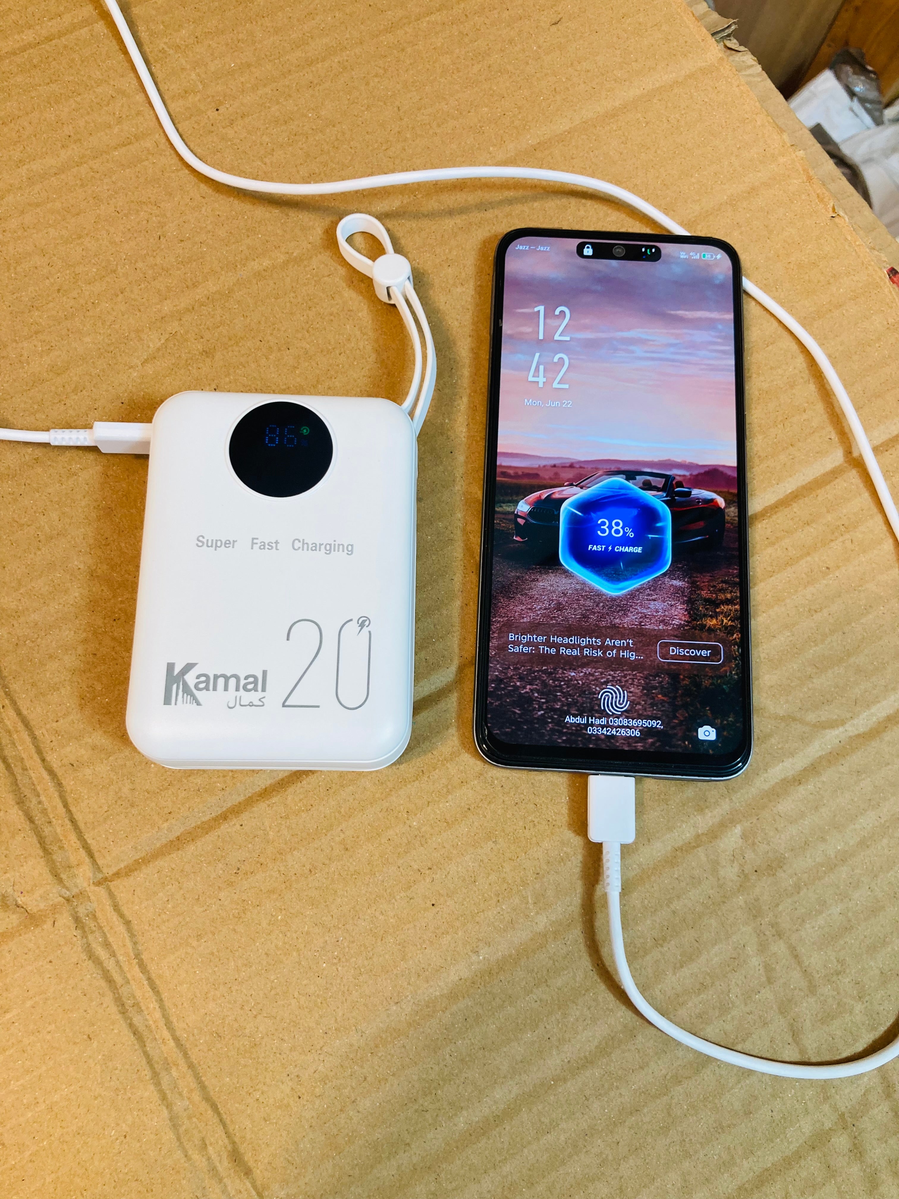 Kamal 22.5W Honest Travel Companion 20000mAh Power Bank KPB023