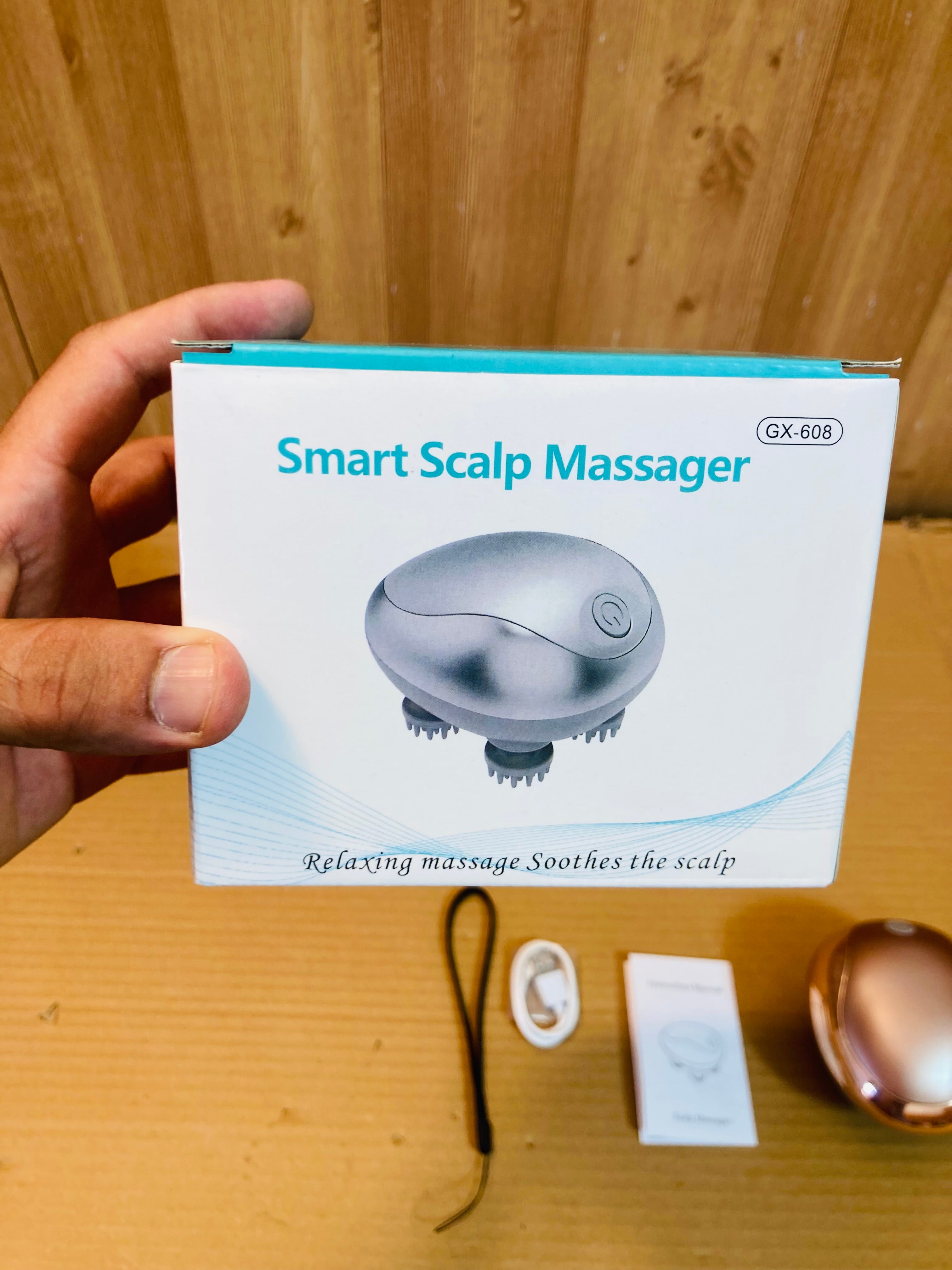 Electric Head/Shoulder Scalp Massager with 4 Kneading