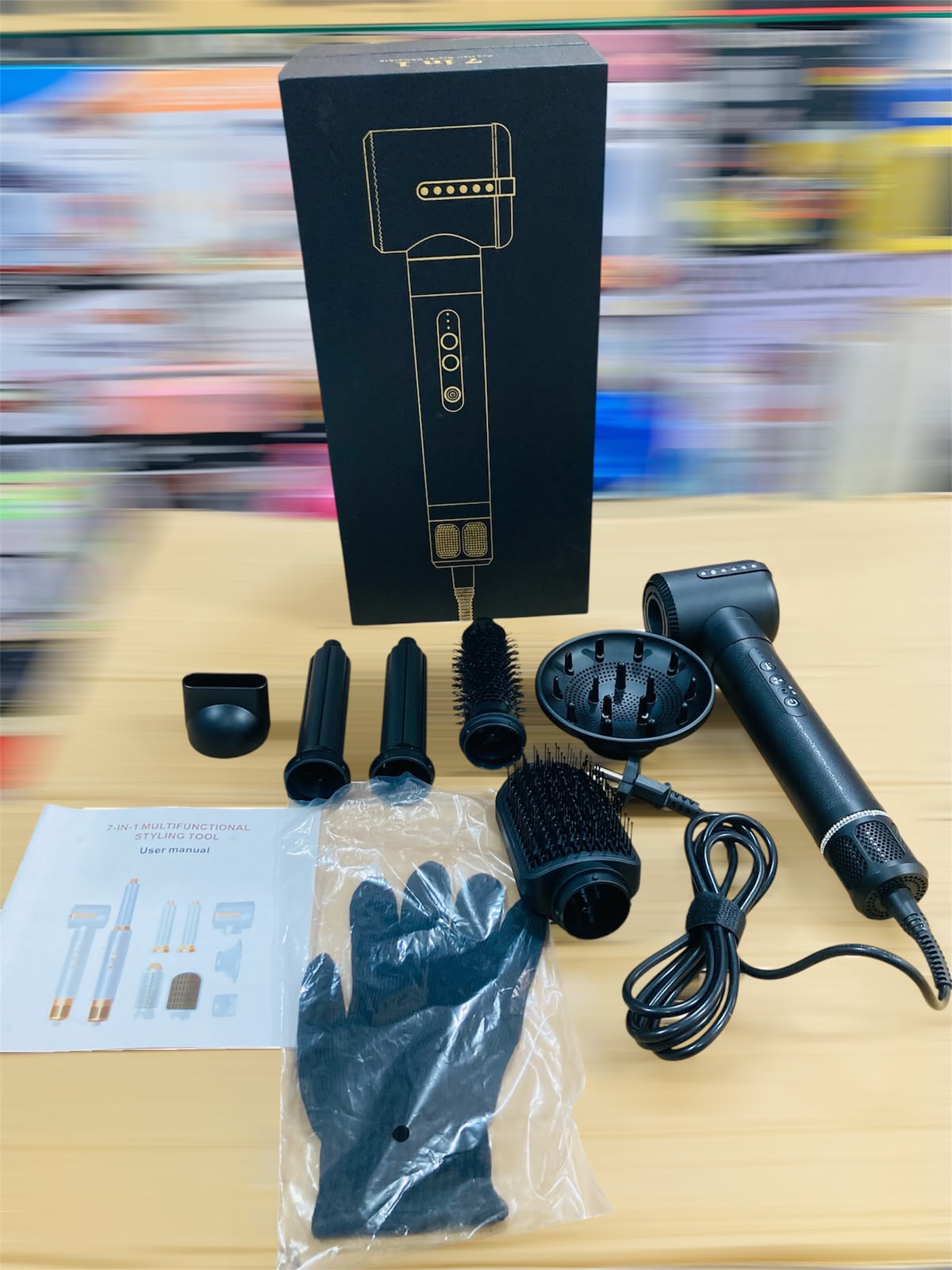 7-in-1 1200W Multifunctional Air Styler & High-Speed Hair Dryer Set  Y-32
