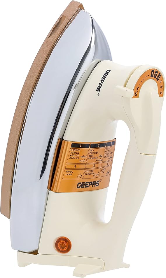 Dubai Lot Imported Geepas 1000W Heavy Dry Iron-2750