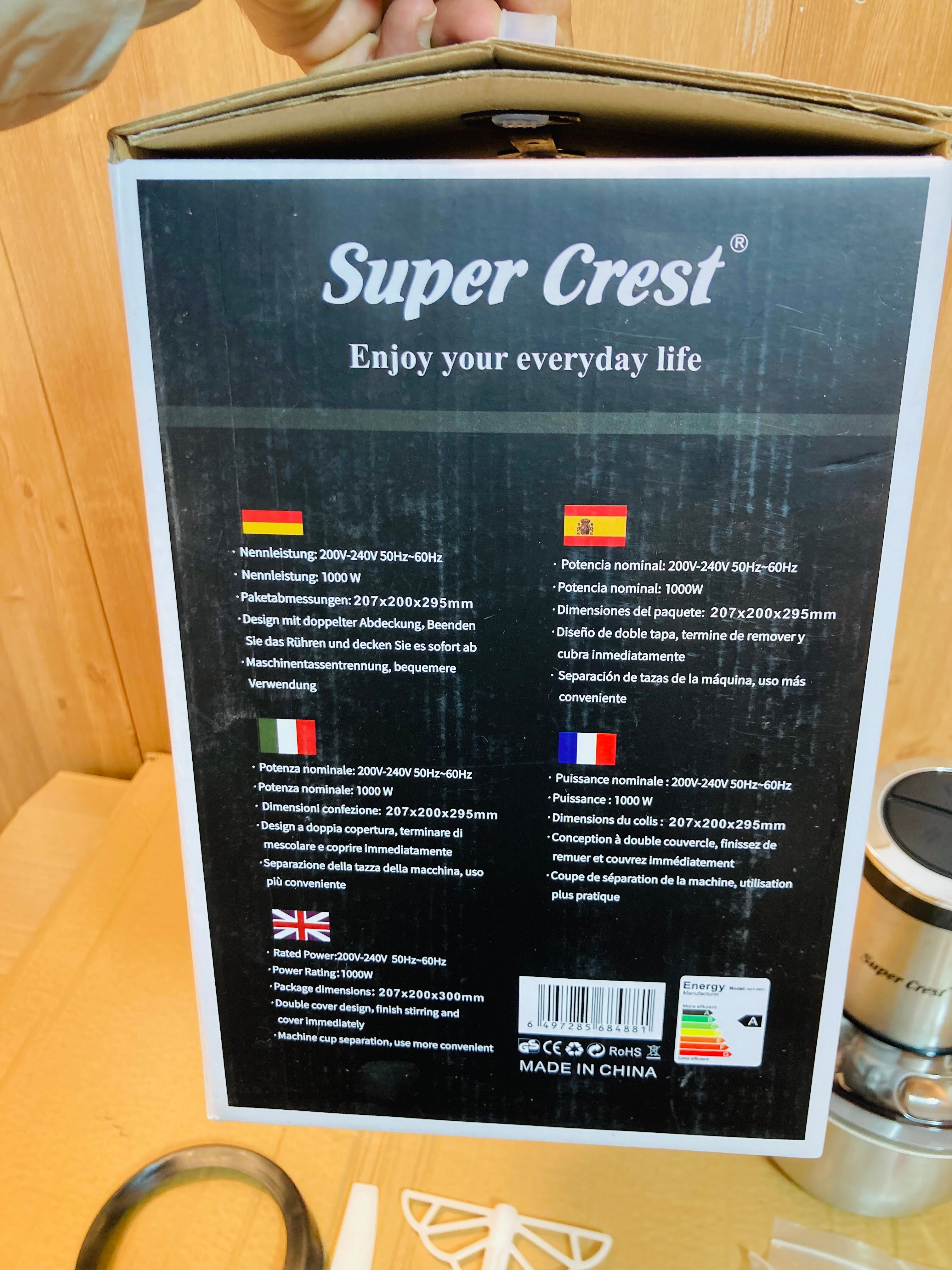 Super Crest Germany 3.5L 1000W Meat/Food Chopper SCT-2021