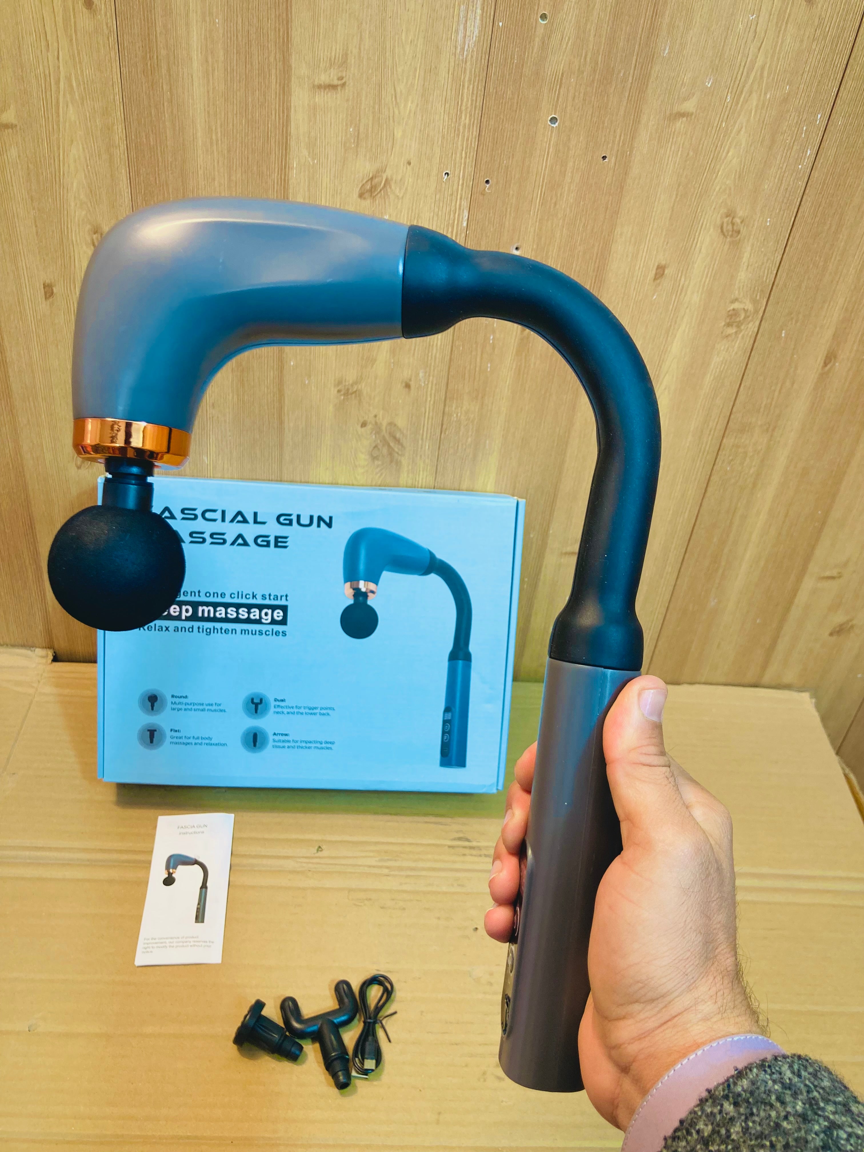 U-Shaped Handheld Fascial Deep Gun Massager