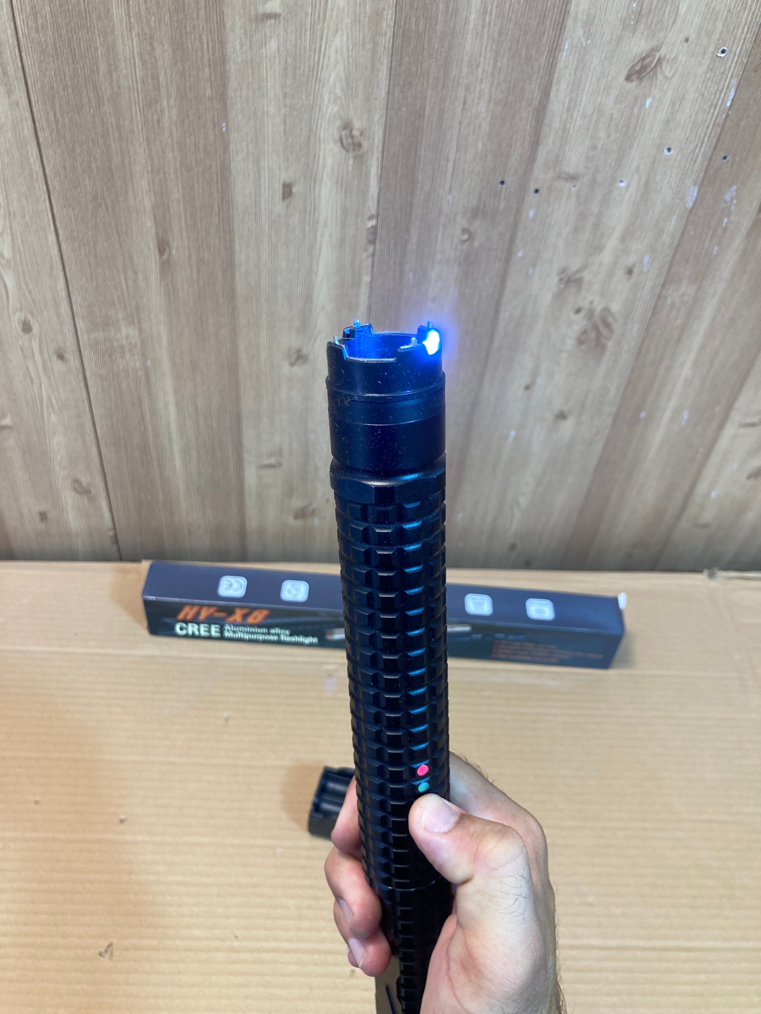 Self Defence 2in1 Flashlight & Stun Gun Baton - Taser HY-X8