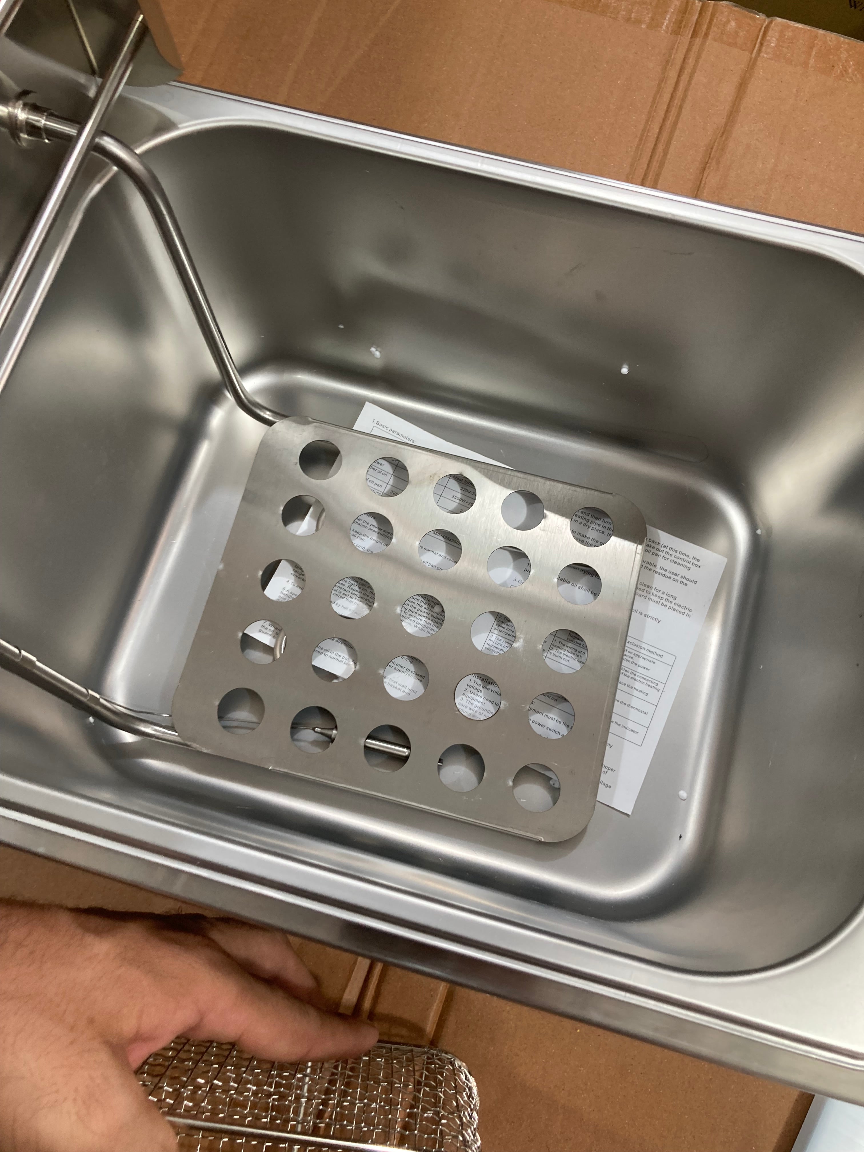 Avinas 6.8L Electric Deep Fryer