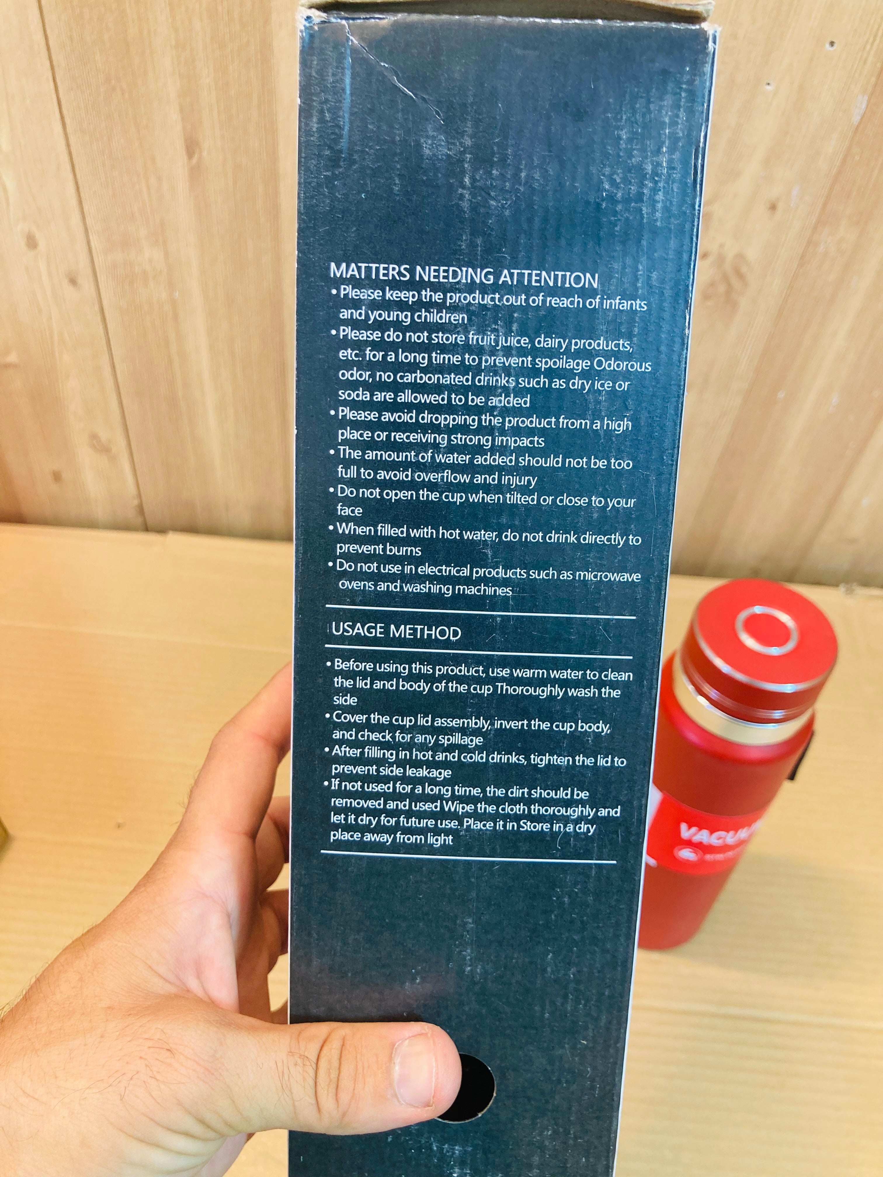 Stainless Steel Double Insulated Water Bottle 1000ml