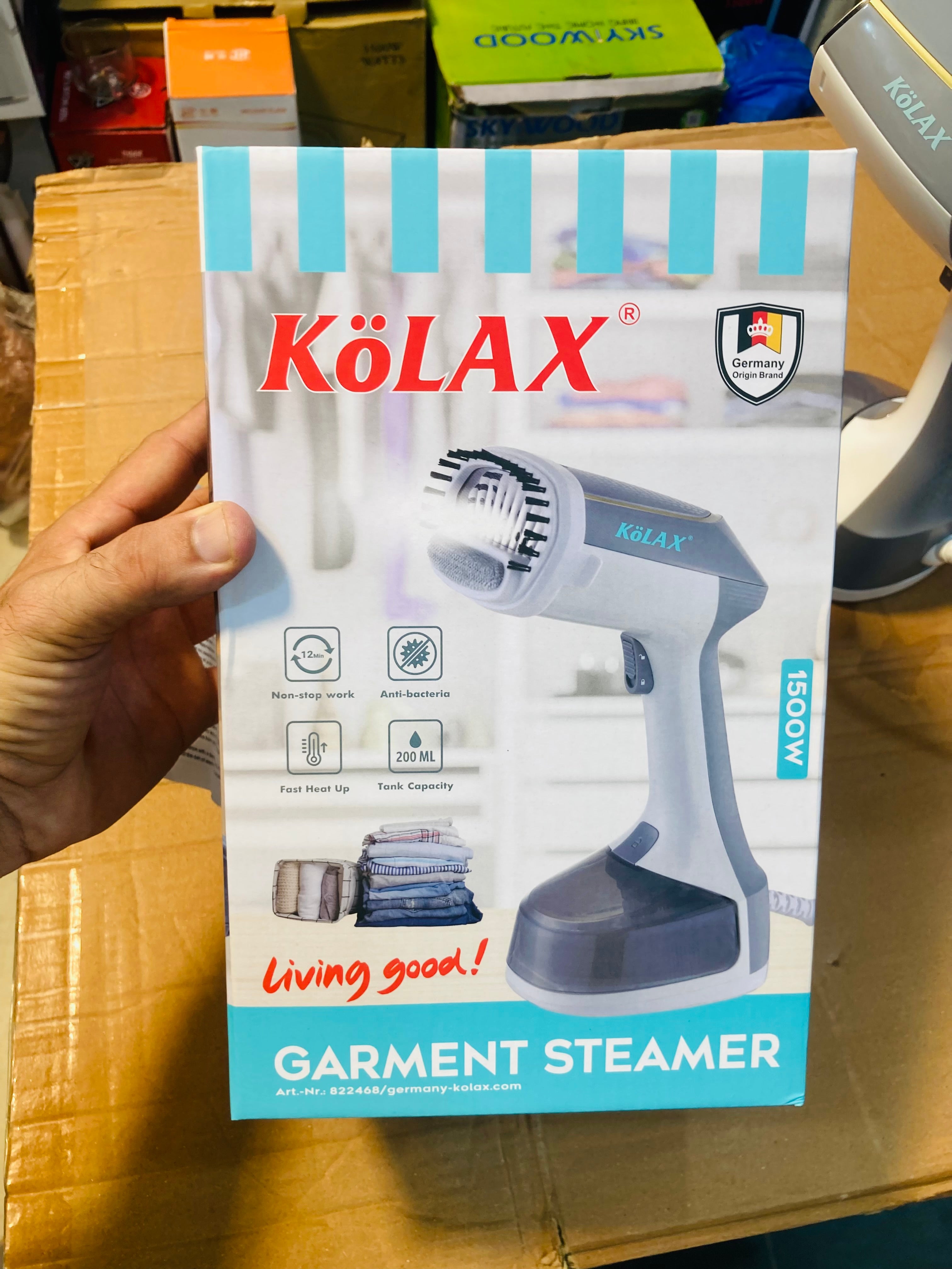 KoLAX Germany Handheld Garment Steamer 1500W