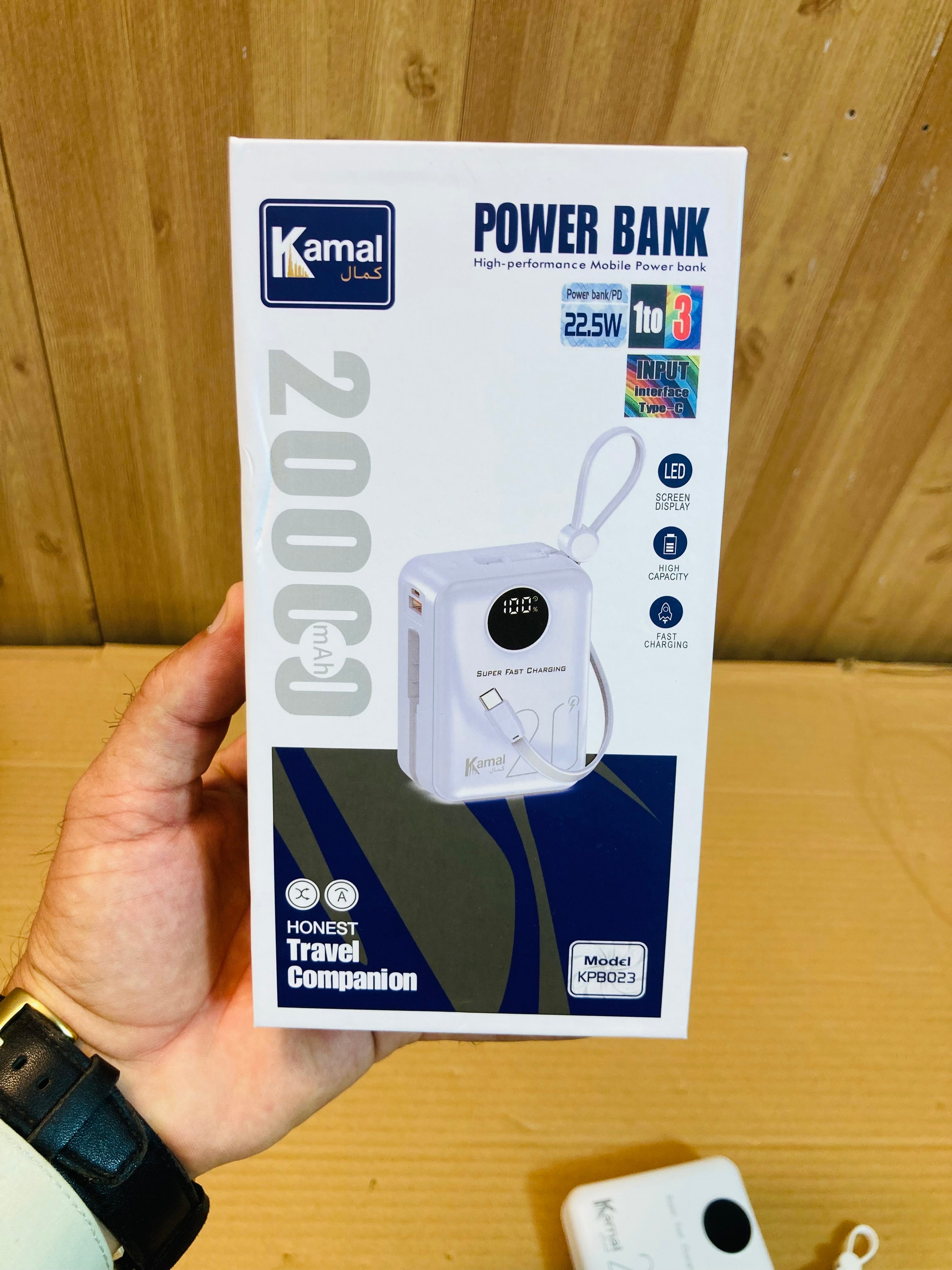 Kamal 22.5W Honest Travel Companion 20000mAh Power Bank KPB023