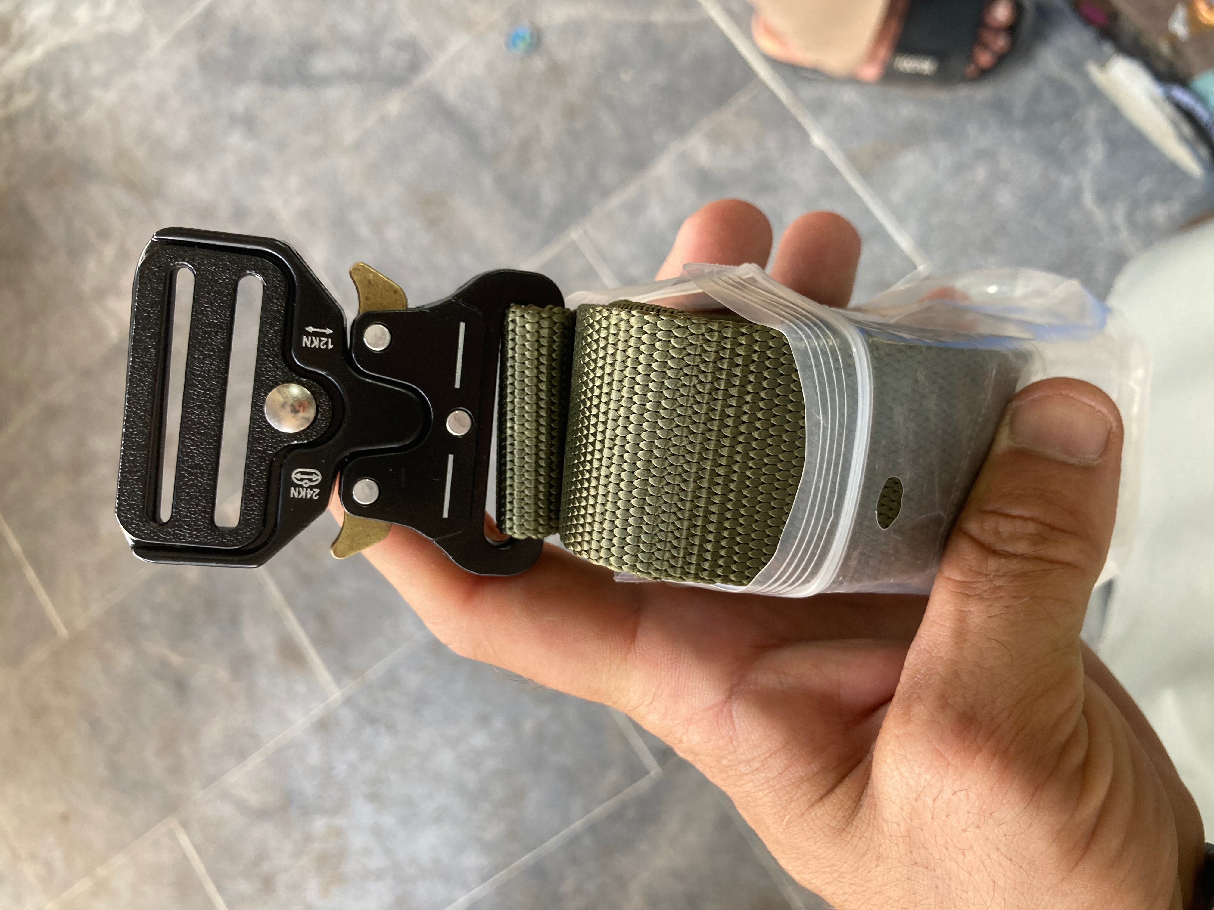 Quick Release Tactical Series Nylon Belt with Metal Quick Locking Buckle