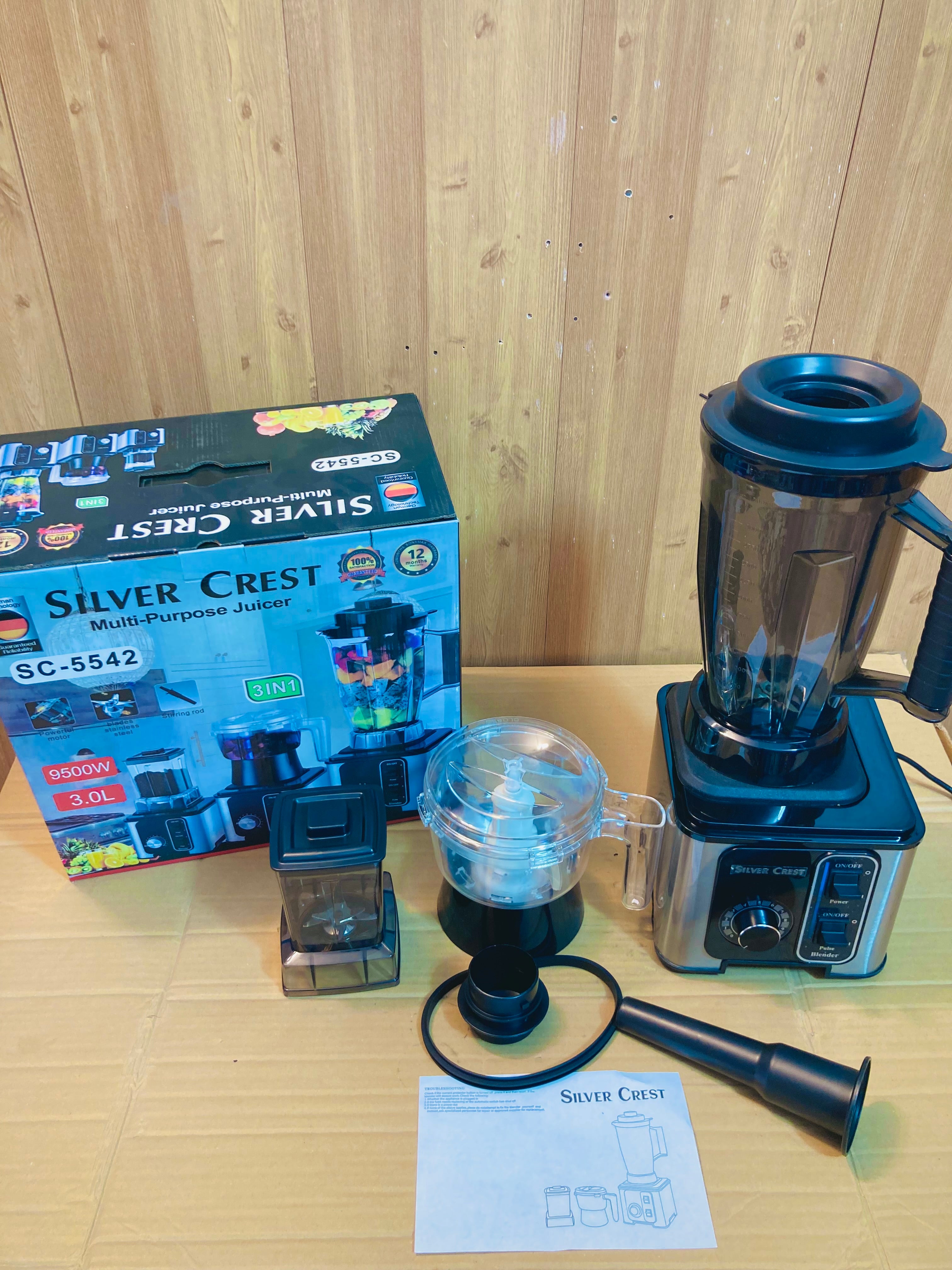 Silver Crest Germany 3L Multi-Purpos 3in1 Commercial Blender SC-5542