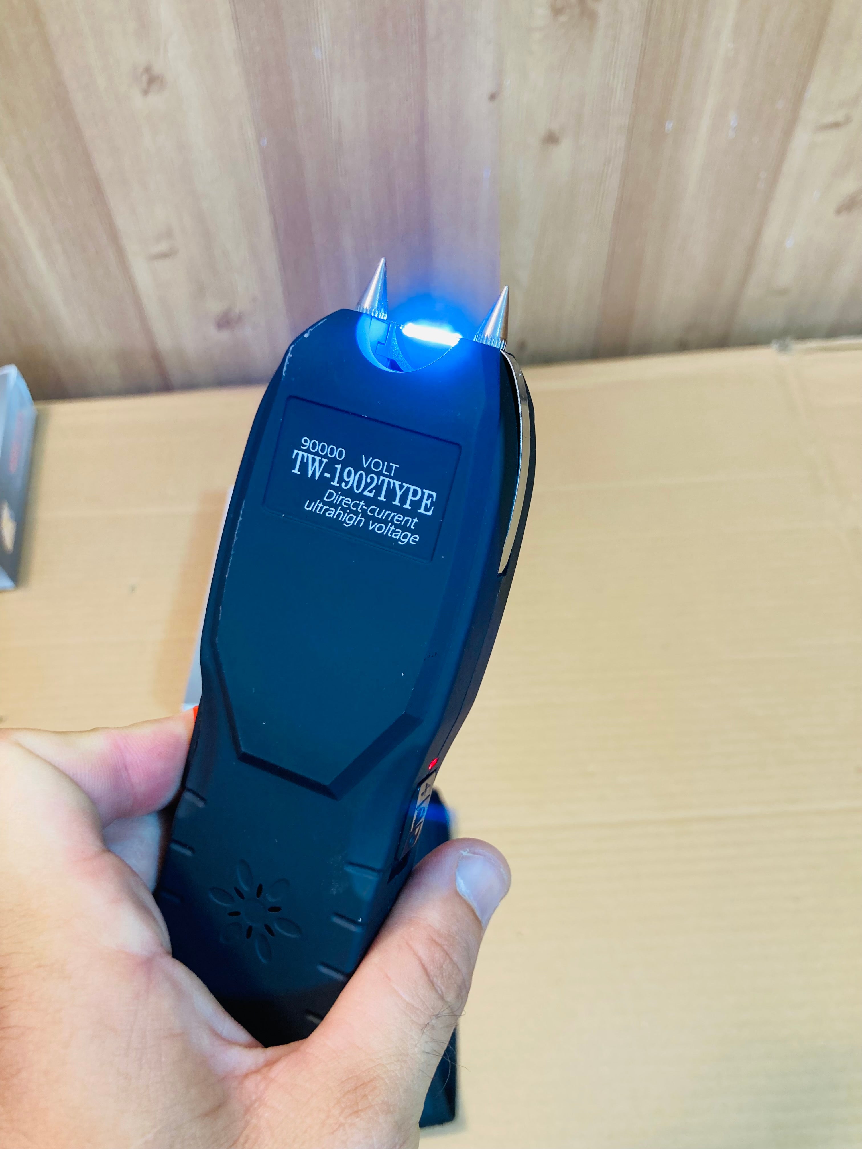 TW-1902 Electric Stun Gun Taser Flashlight for Self-Defense – Safety in Your Hand