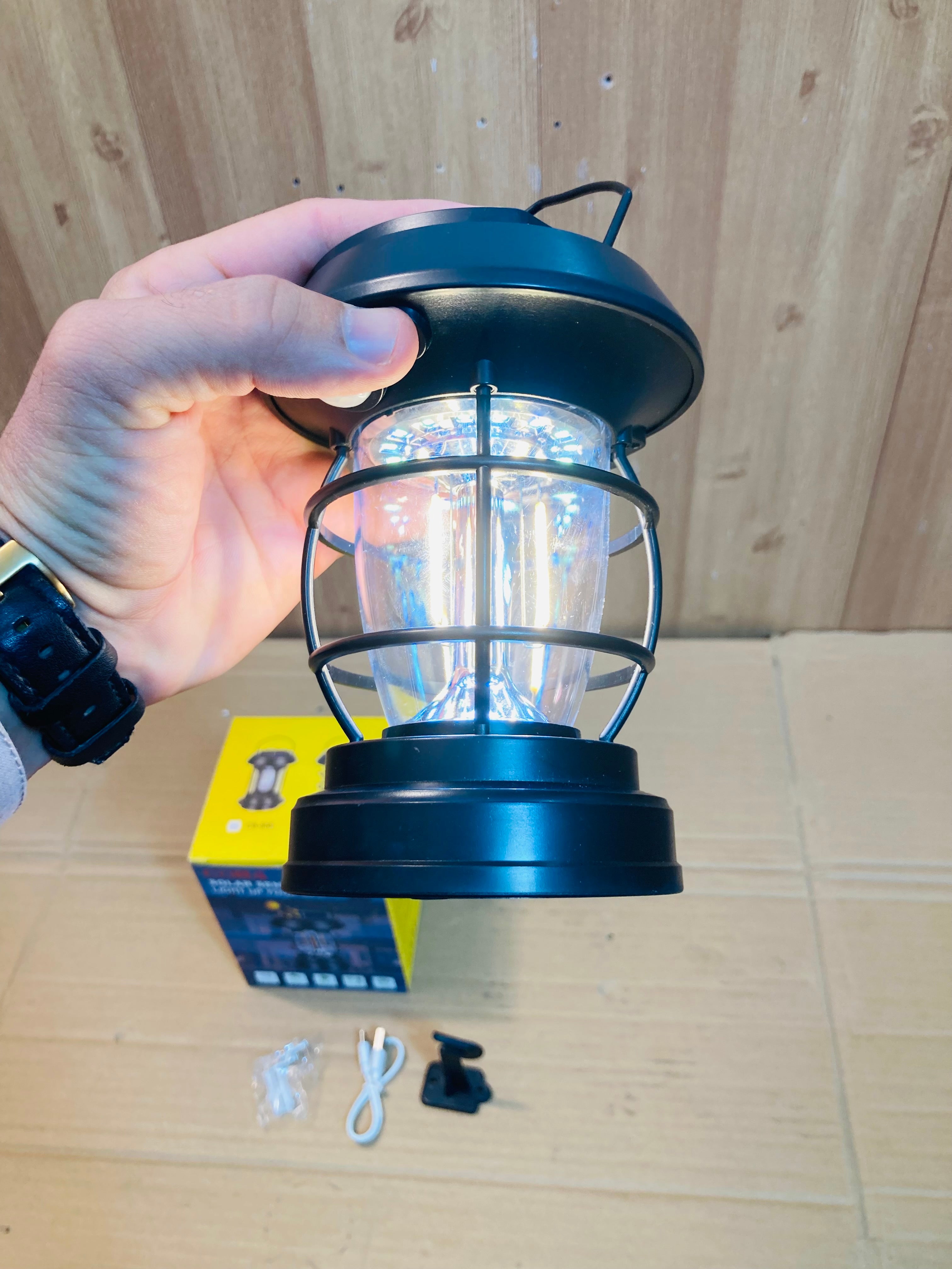 COBA Solar Rechargeable Lantern - Camping Light CB-809