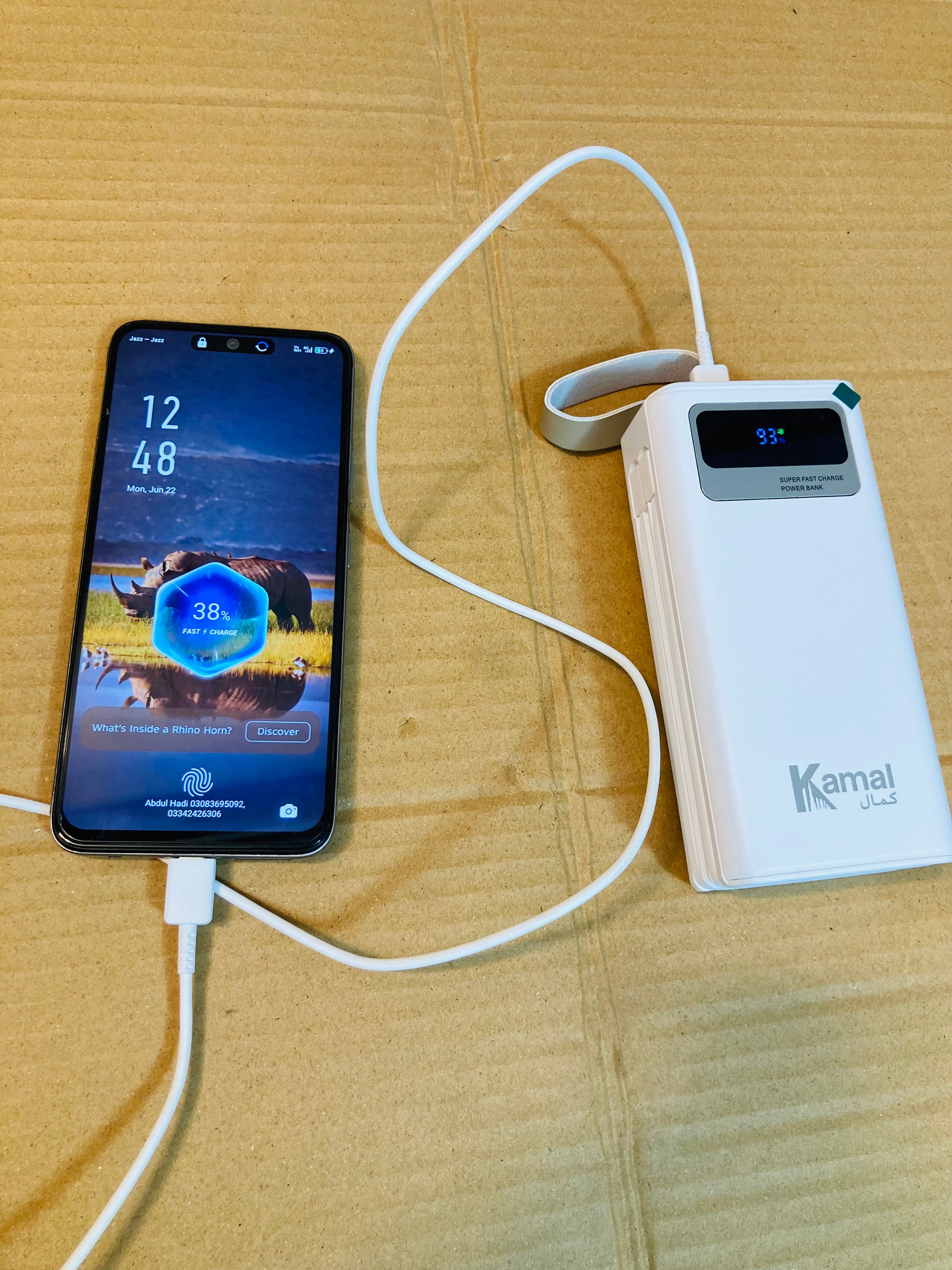 Kamal 22.5W Fast Charging 30000mAh Power Bank KPB33