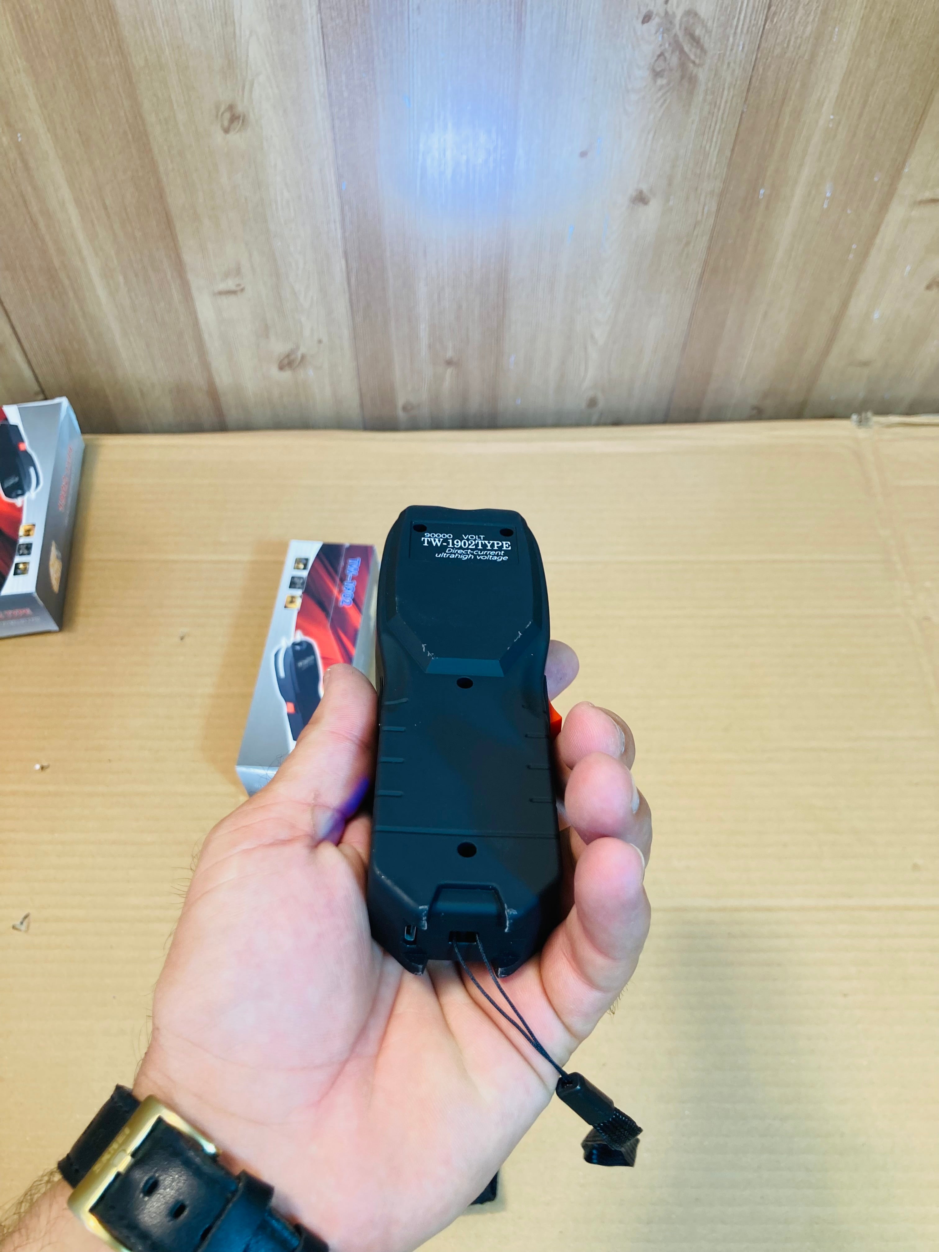 TW-1902 Electric Stun Gun Taser Flashlight for Self-Defense – Safety in Your Hand