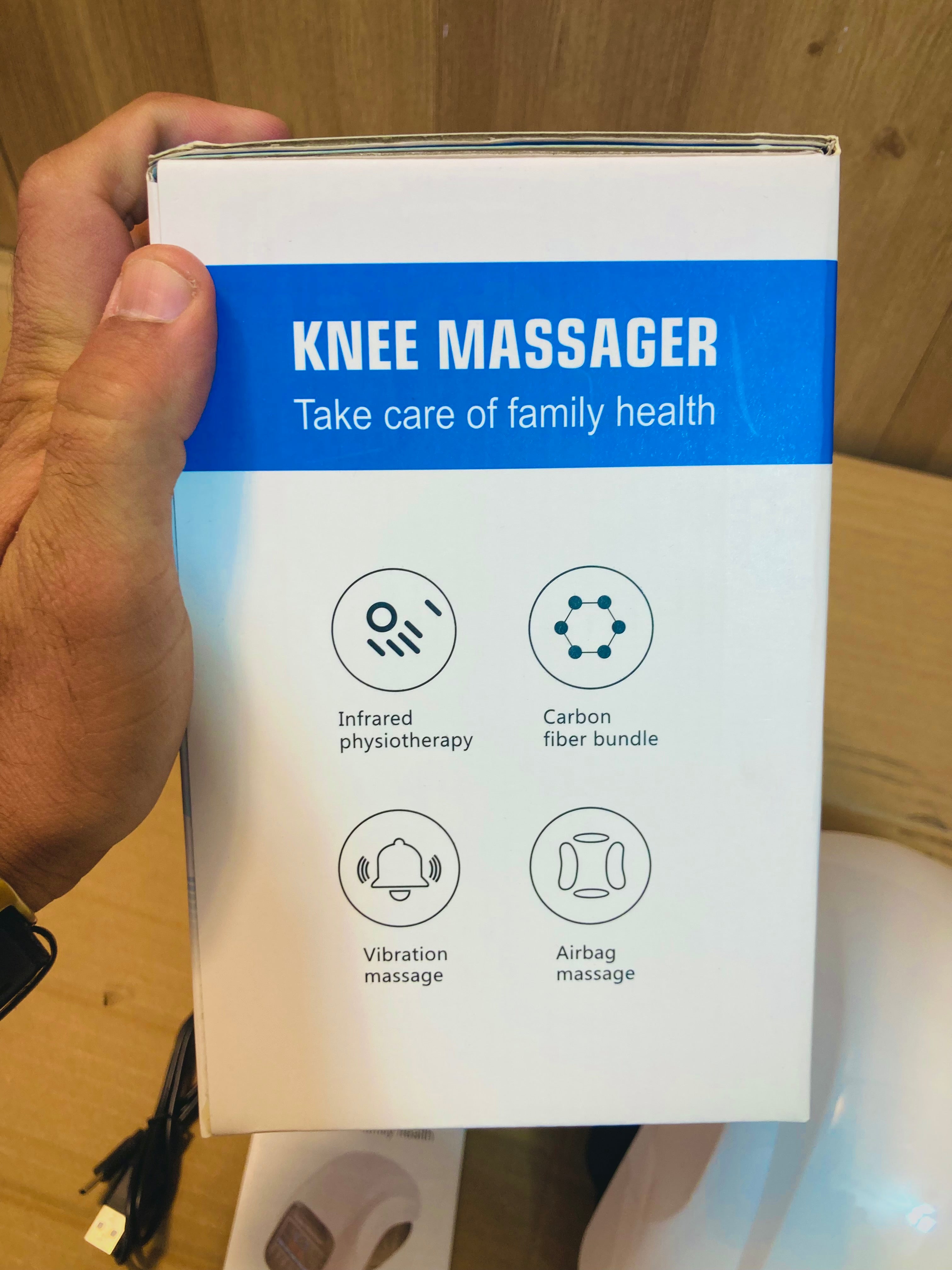 Rechargeable HY-991 Joint Pain Relief Electric Knee Massager 5W
