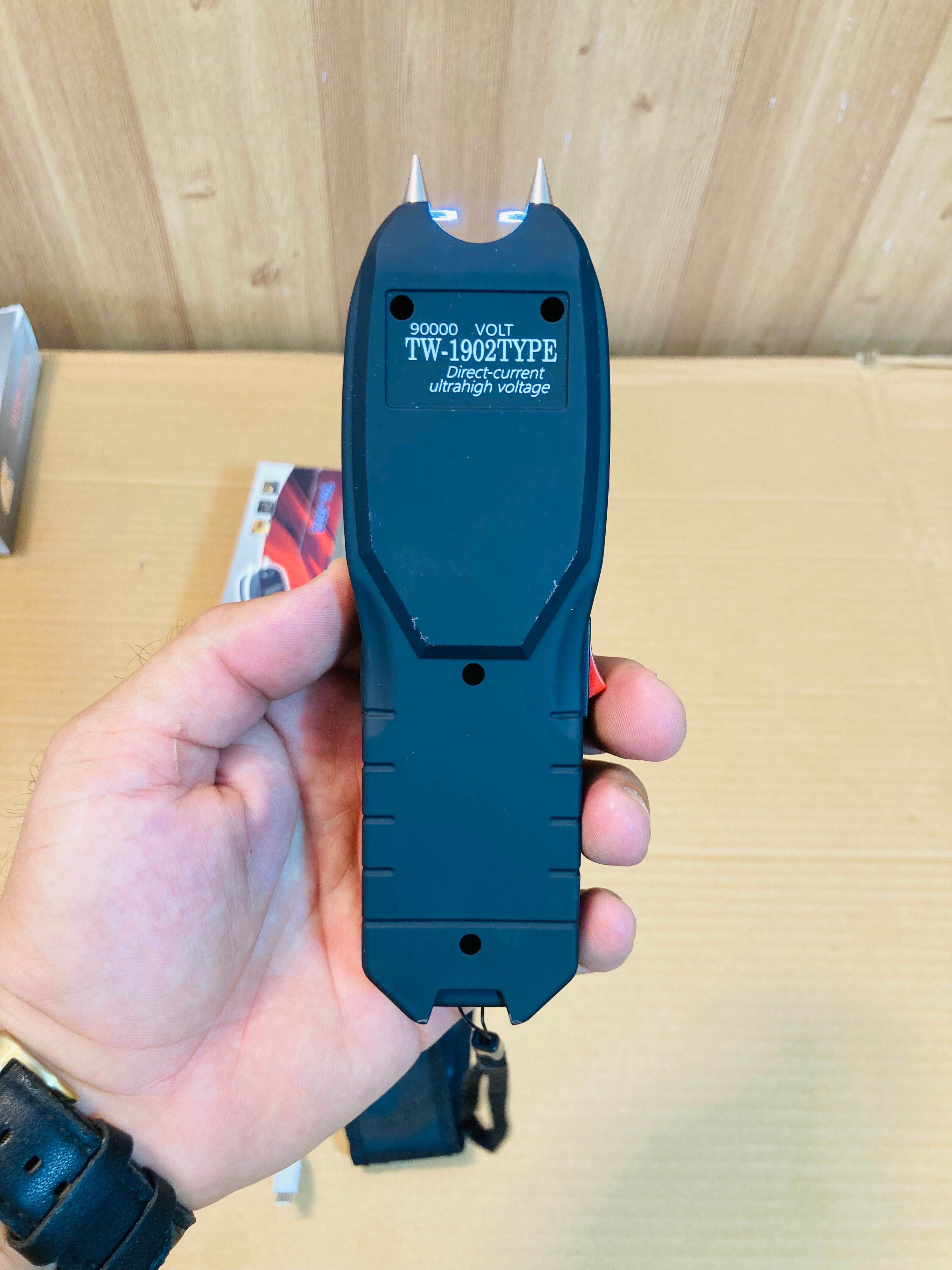 TW-1902 Electric Stun Gun Taser Flashlight for Self-Defense – Safety in Your Hand