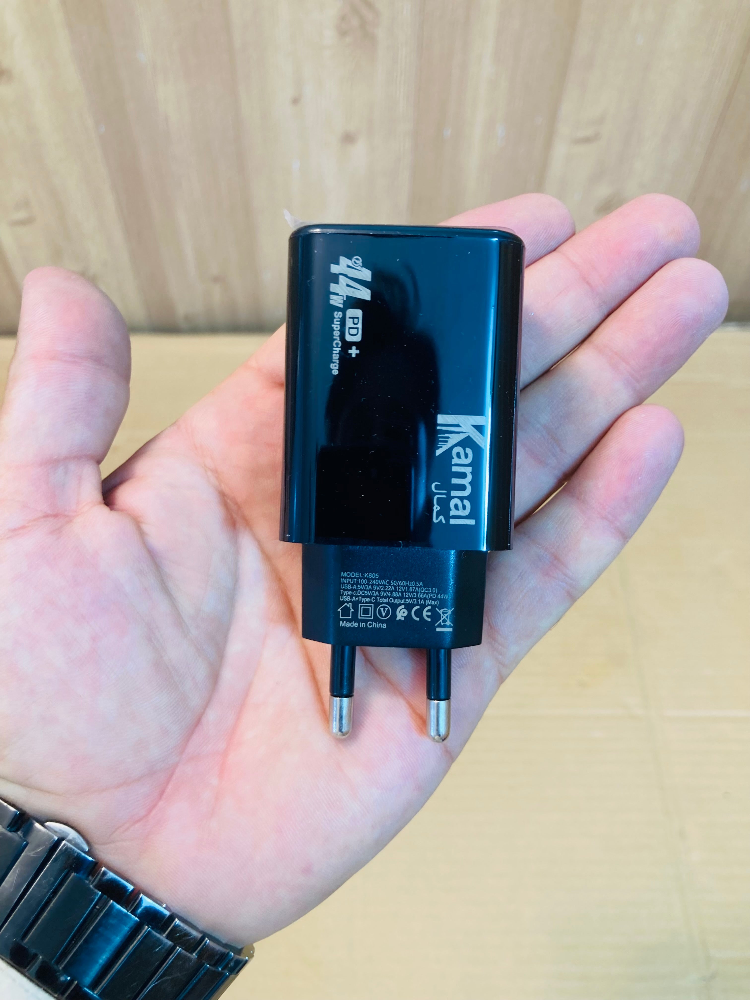 Kamal 44W Fast Charger K805 (Type-C & USB Output)