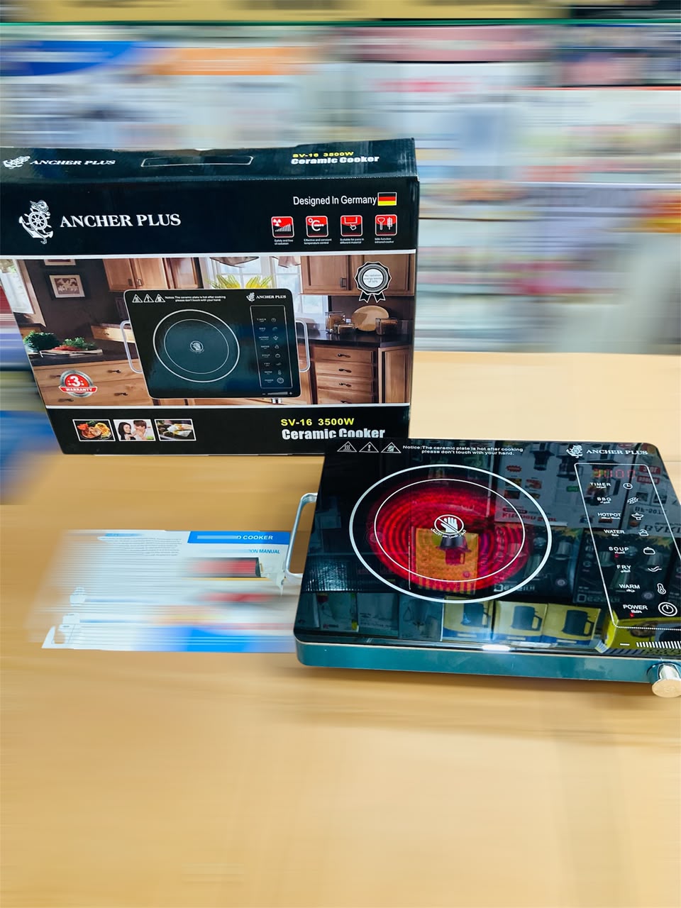 Ancher Plus 3500W Ceramic Infrared Cooker SV-16 