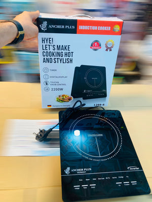 Ancher Plus Induction Cooker -6 with 2200W Power, Digital Touch Control, and Multi-Function Cooking Modes 1299